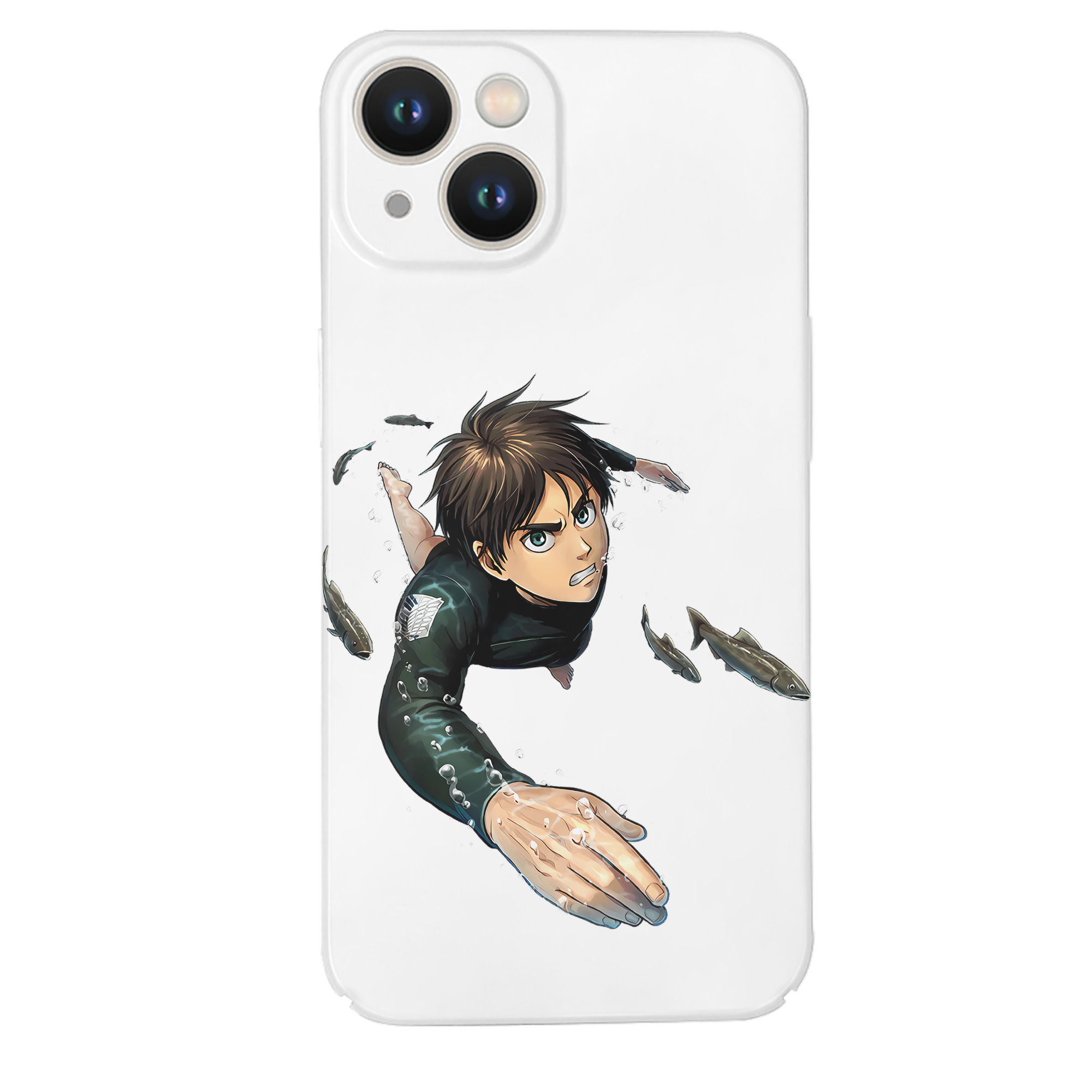 （画像用） 進撃の巨人 エレン･イェーガー Attack on Titan Eren Jäger 【iPhone 14シリーズ対応】ハードケース