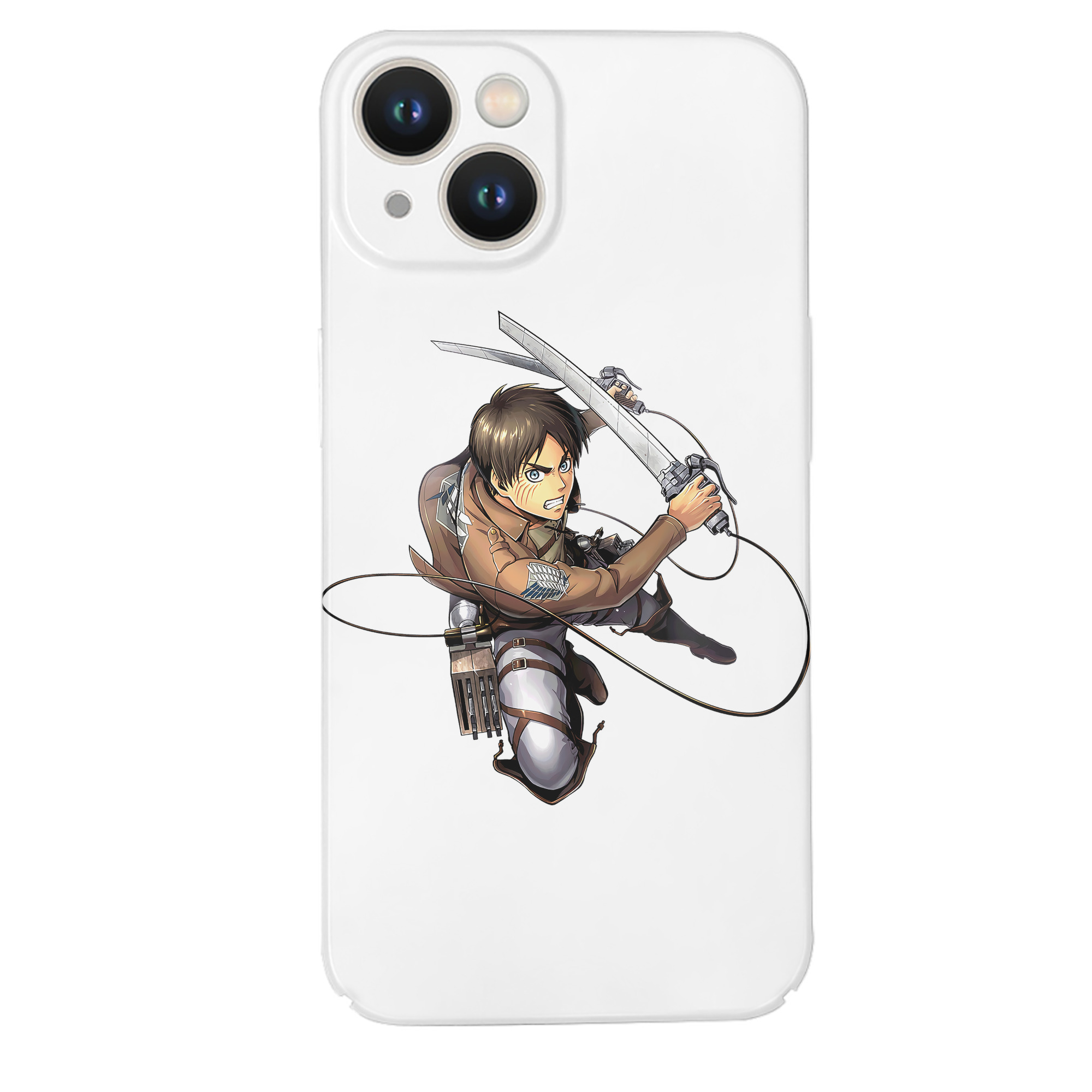 （画像用） 進撃の巨人 エレン･イェーガー Attack on Titan Eren Jäger 【iPhone 14シリーズ対応】ハードケース