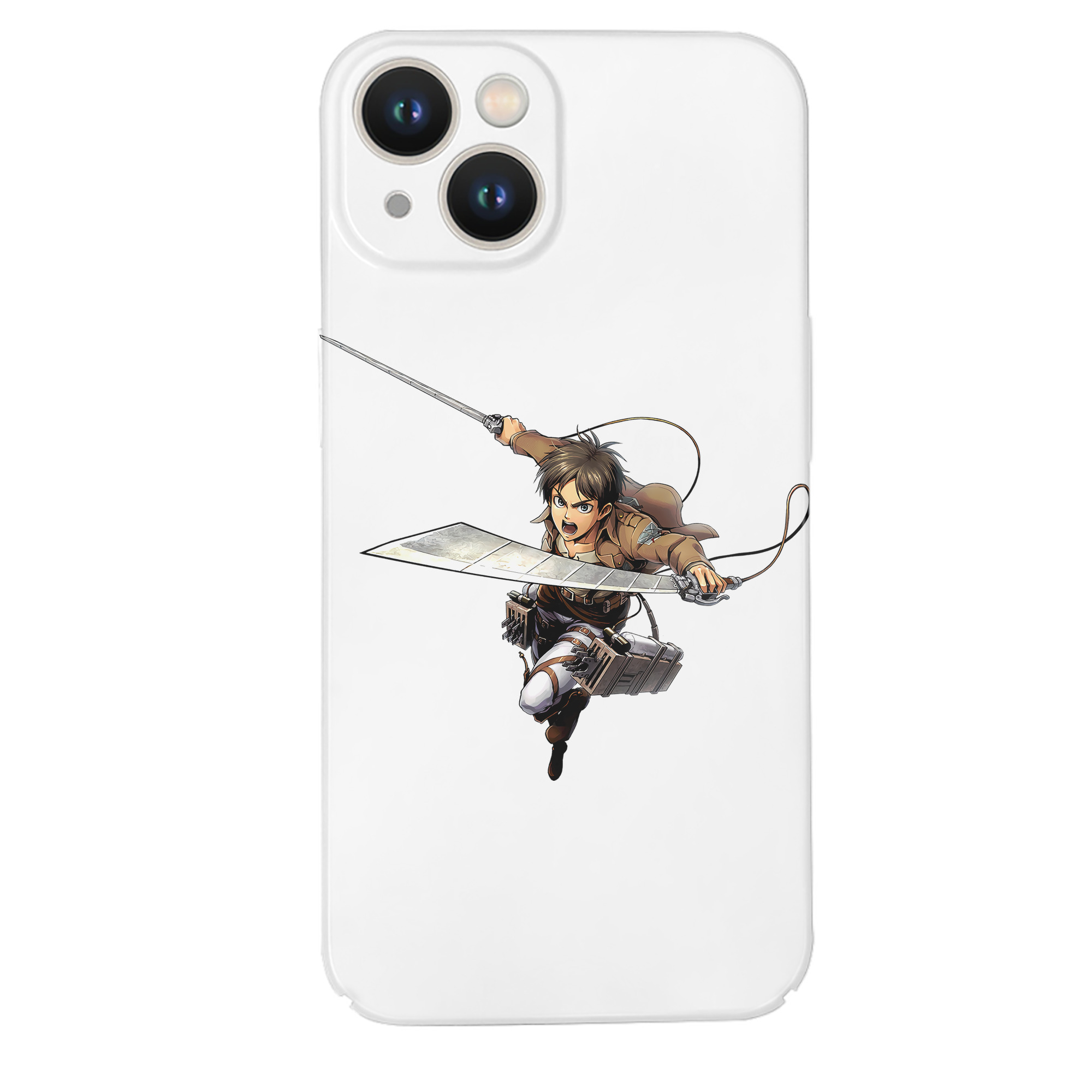 （画像用） 進撃の巨人 エレン･イェーガー Attack on Titan Eren Jäger 【iPhone 14シリーズ対応】ハードケース