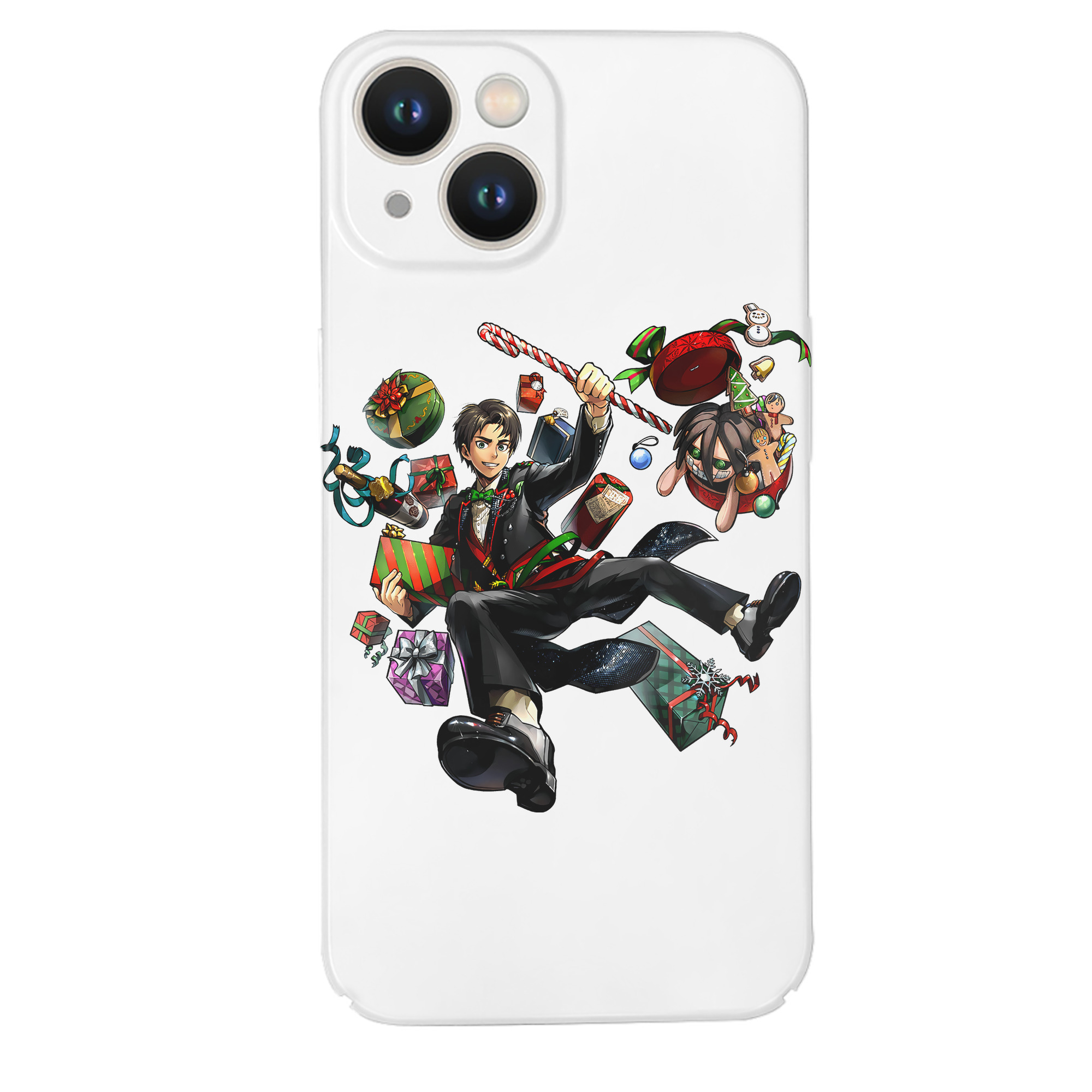 （画像用） 進撃の巨人 エレン･イェーガー Attack on Titan Eren Jäger 【iPhone 14シリーズ対応】ハードケース