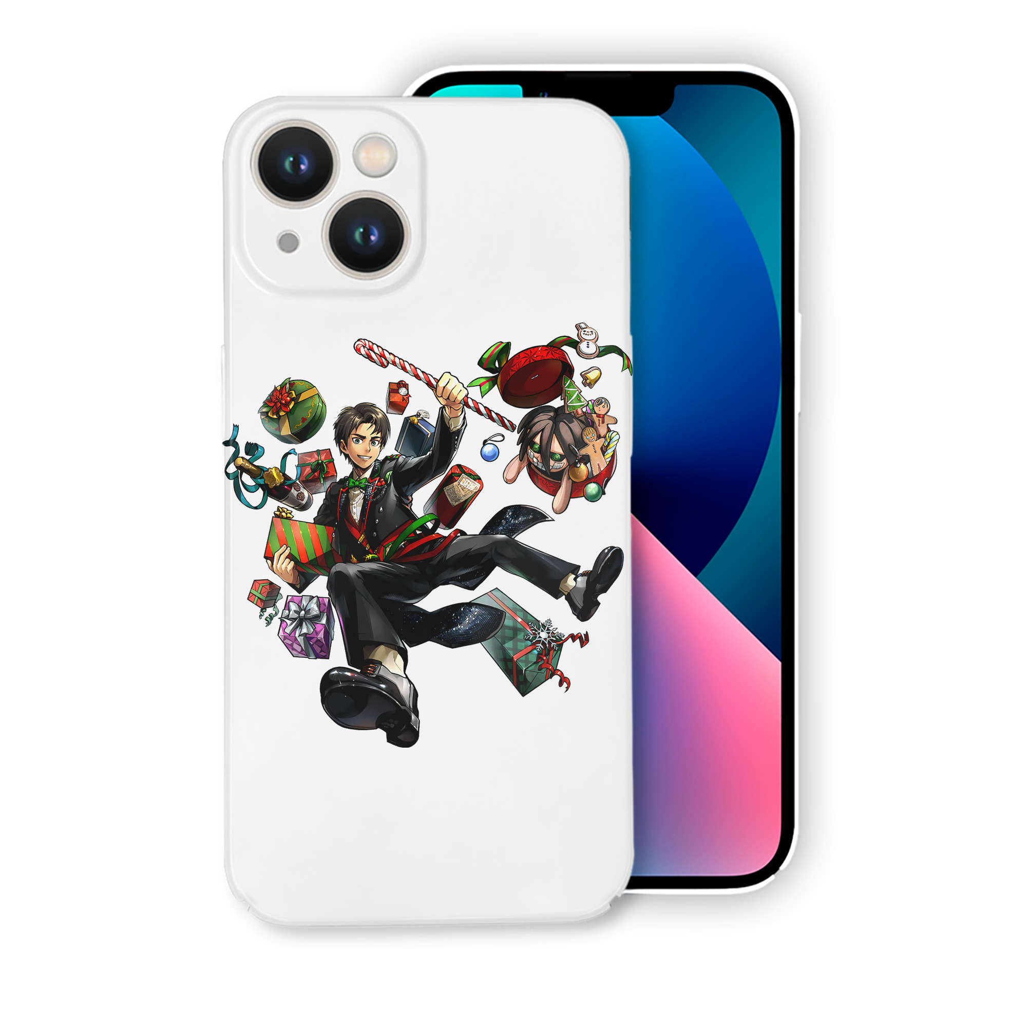 （画像用） 進撃の巨人 エレン･イェーガー Attack on Titan Eren Jäger 【iPhone 14シリーズ対応】ハードケース
