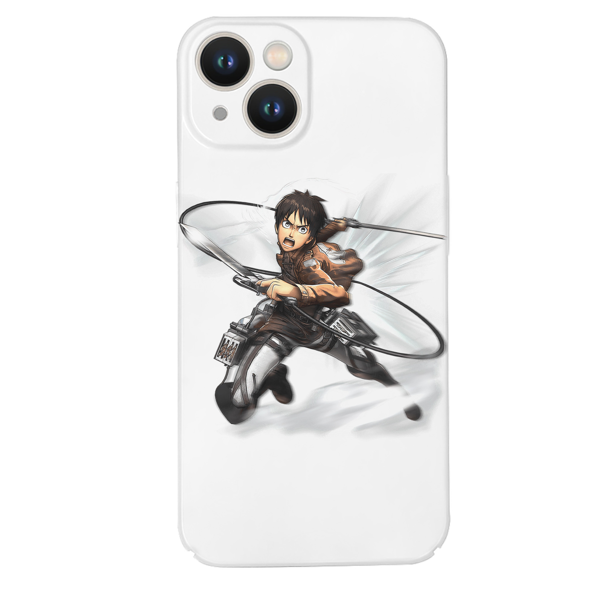 （画像用） 進撃の巨人 エレン･イェーガー Attack on Titan Eren Jäger 【iPhone 14シリーズ対応】ハードケース