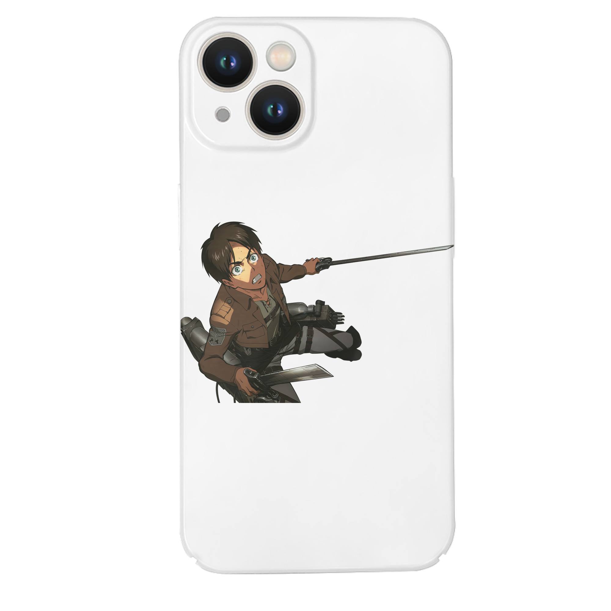（画像用） 進撃の巨人 エレン･イェーガー Attack on Titan Eren Jäger 【iPhone 14シリーズ対応】ハードケース