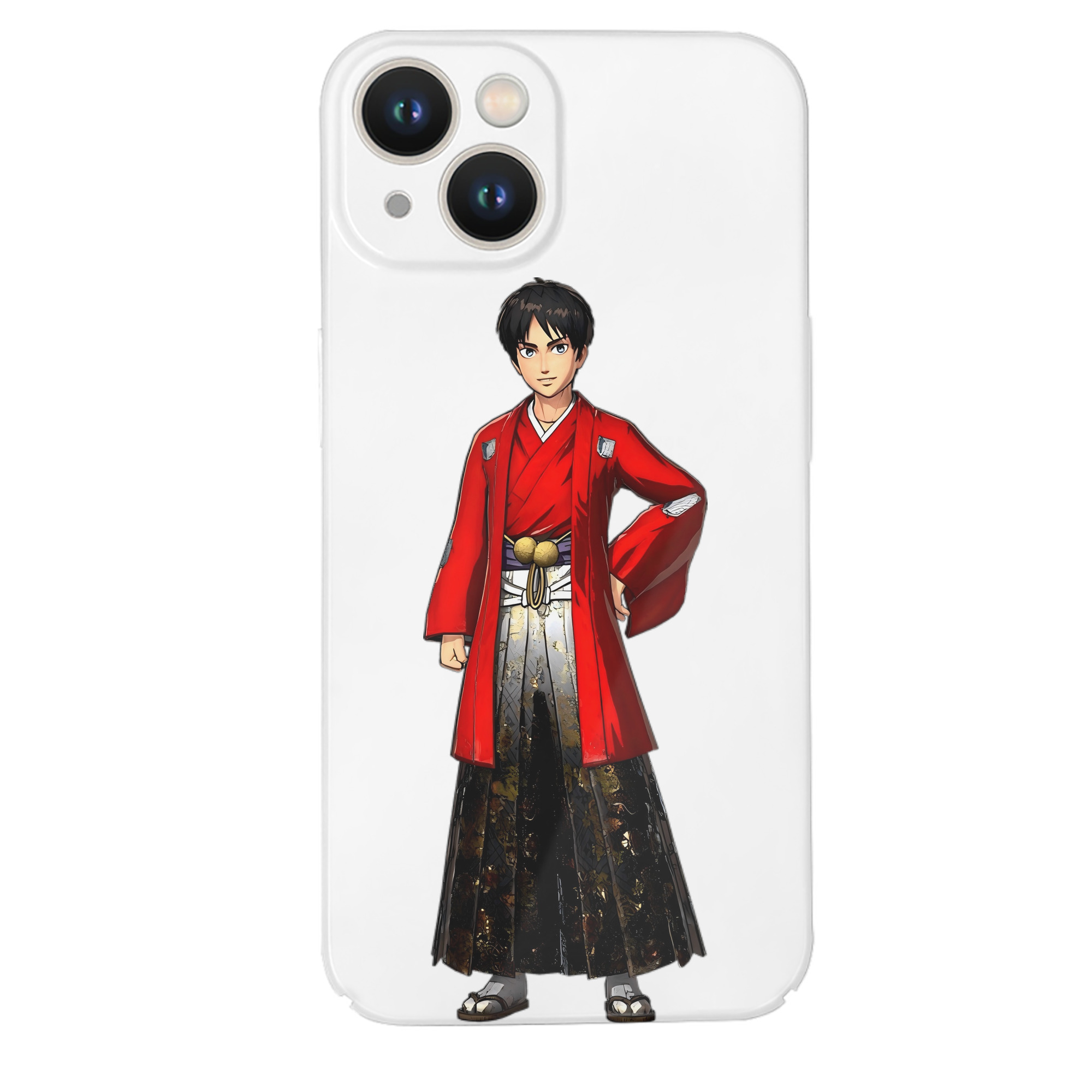 （画像用） 進撃の巨人 エレン･イェーガー Attack on Titan Eren Jäger 【iPhone 14シリーズ対応】ハードケース