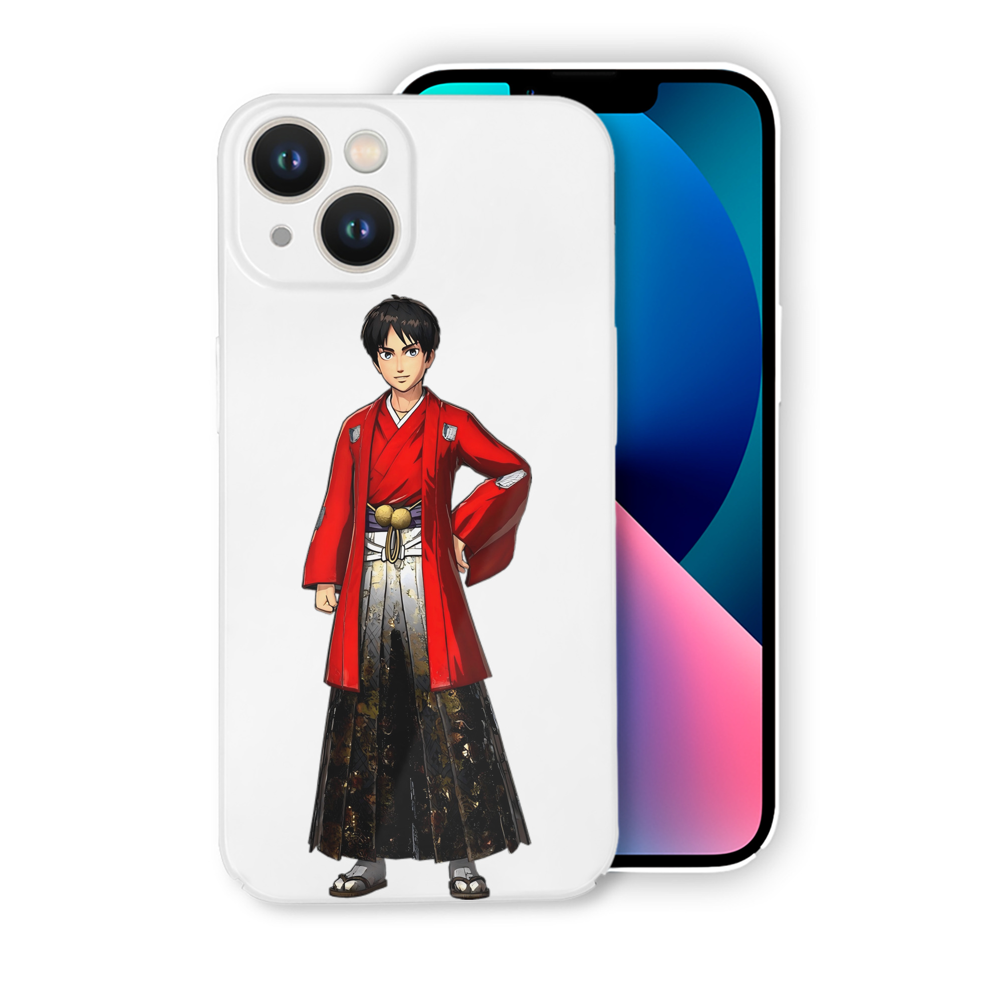 （画像用） 進撃の巨人 エレン･イェーガー Attack on Titan Eren Jäger 【iPhone 14シリーズ対応】ハードケース