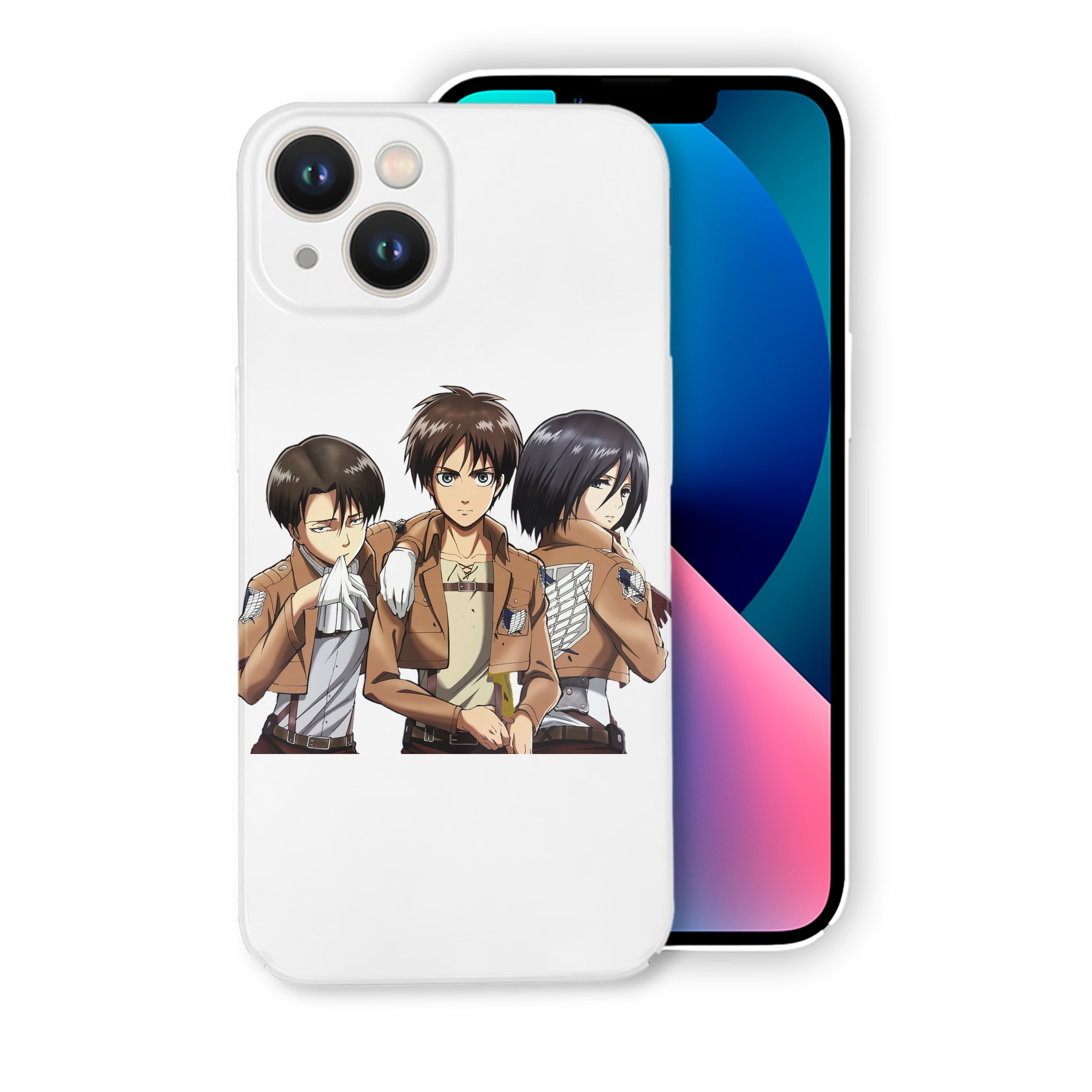 （画像用） 進撃の巨人 エレン･イェーガー Attack on Titan Eren Jäger 【iPhone 14シリーズ対応】ハードケース
