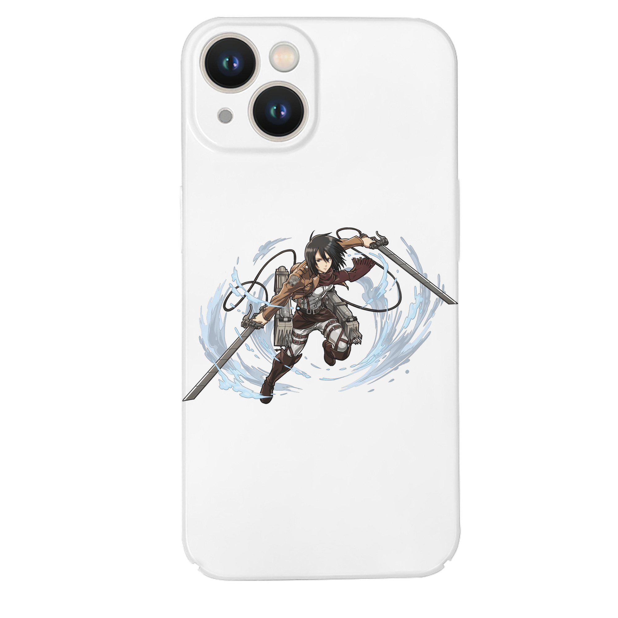 （画像用） 進撃の巨人 ミカサ·アッカーマン Attack on Titan Mikasa Ackerman 【iPhone 14シリーズ対応】ハードケース
