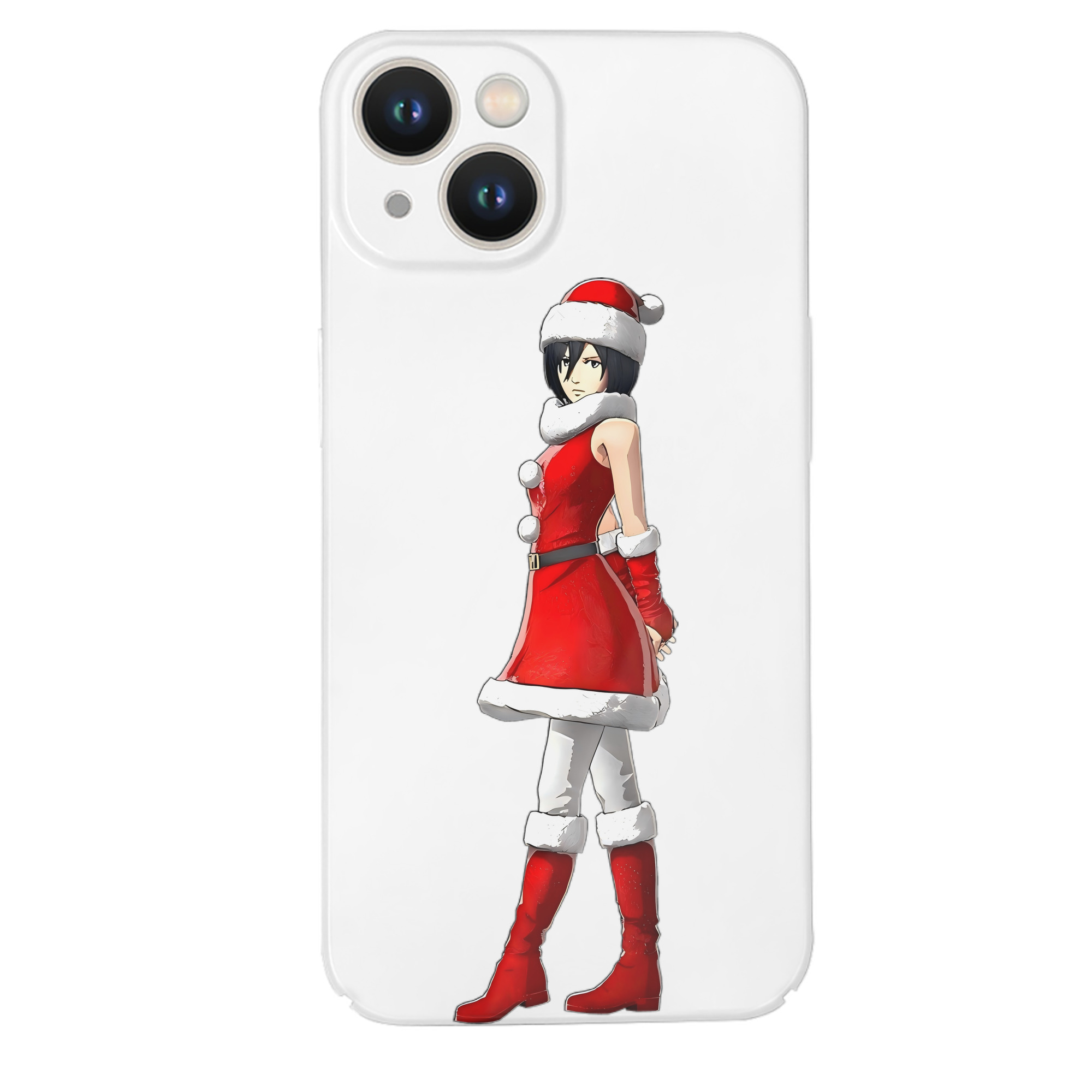 （画像用） 進撃の巨人 ミカサ·アッカーマン Attack on Titan Mikasa Ackerman 【iPhone 14シリーズ対応】ハードケース