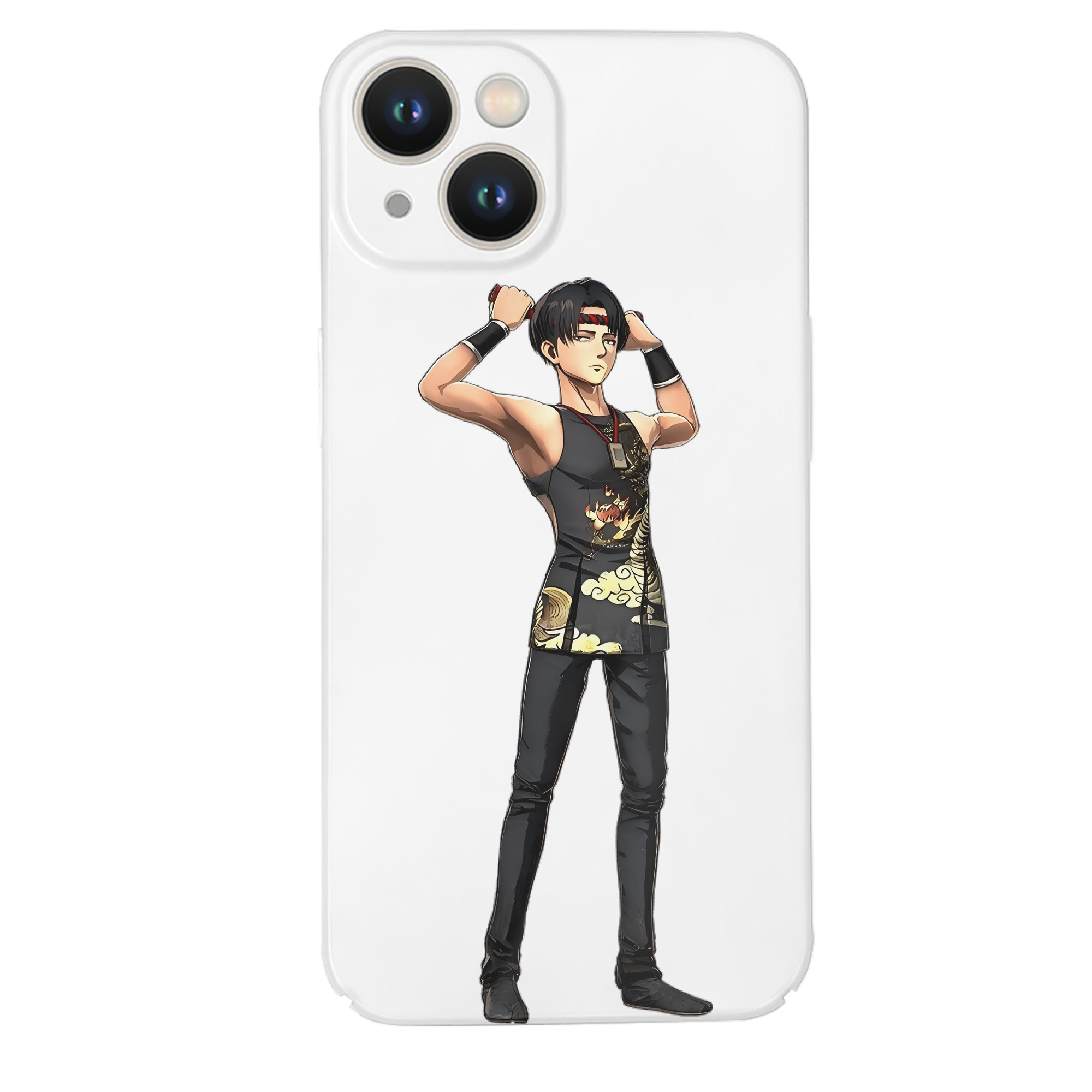 （画像用） 進撃の巨人 リヴァイ·アッカーマン Attack on Titan Levi Ackerman 【iPhone 14シリーズ対応】ハードケース