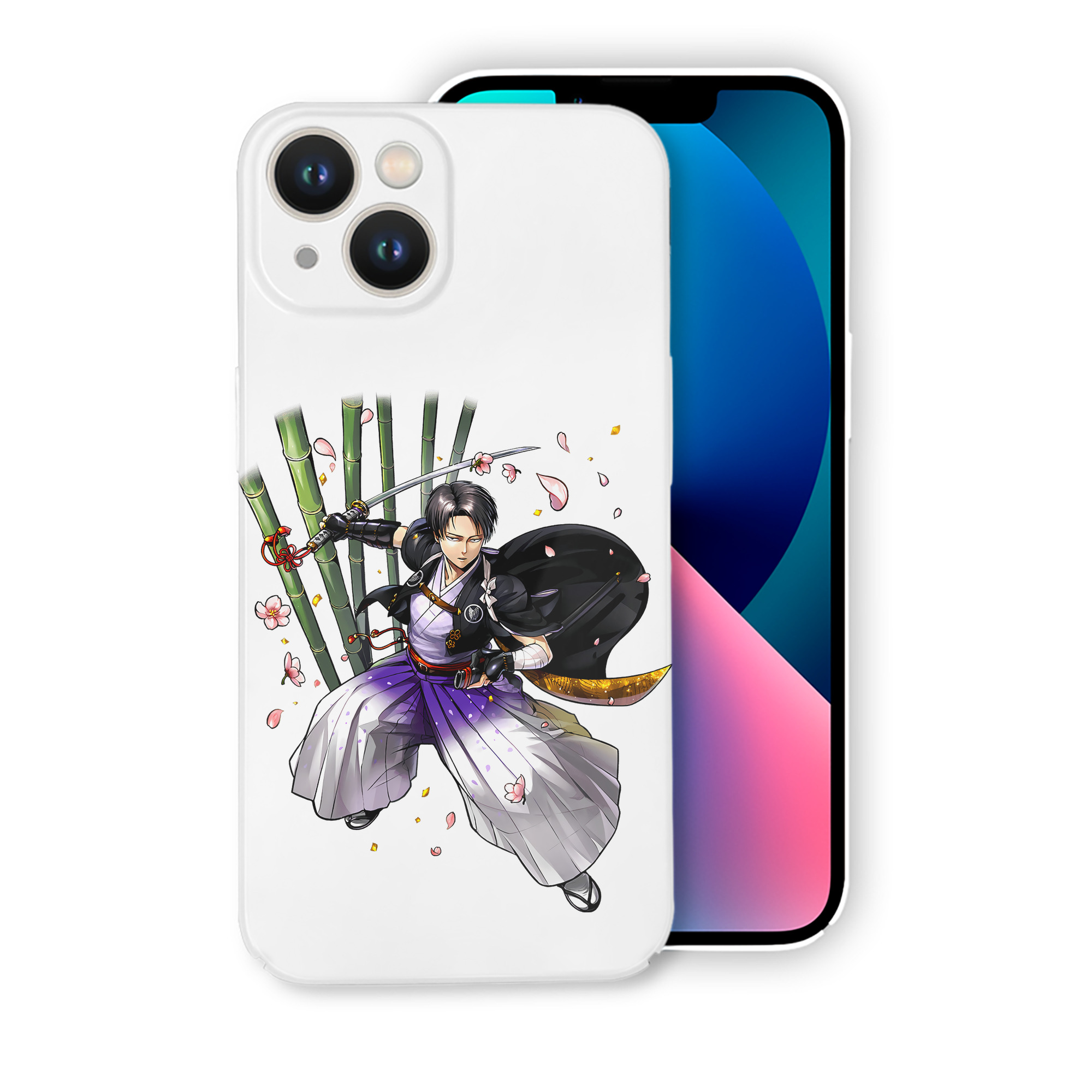 （画像用） 進撃の巨人 リヴァイ·アッカーマン Attack on Titan Levi Ackerman 【iPhone 14シリーズ対応】ハードケース