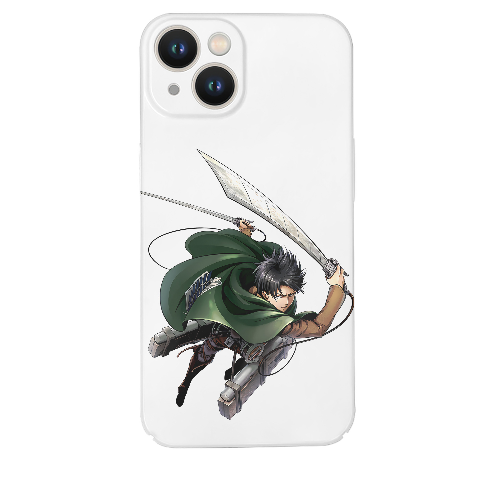 （画像用） 進撃の巨人 リヴァイ·アッカーマン Attack on Titan Levi Ackerman 【iPhone 14シリーズ対応】ハードケース