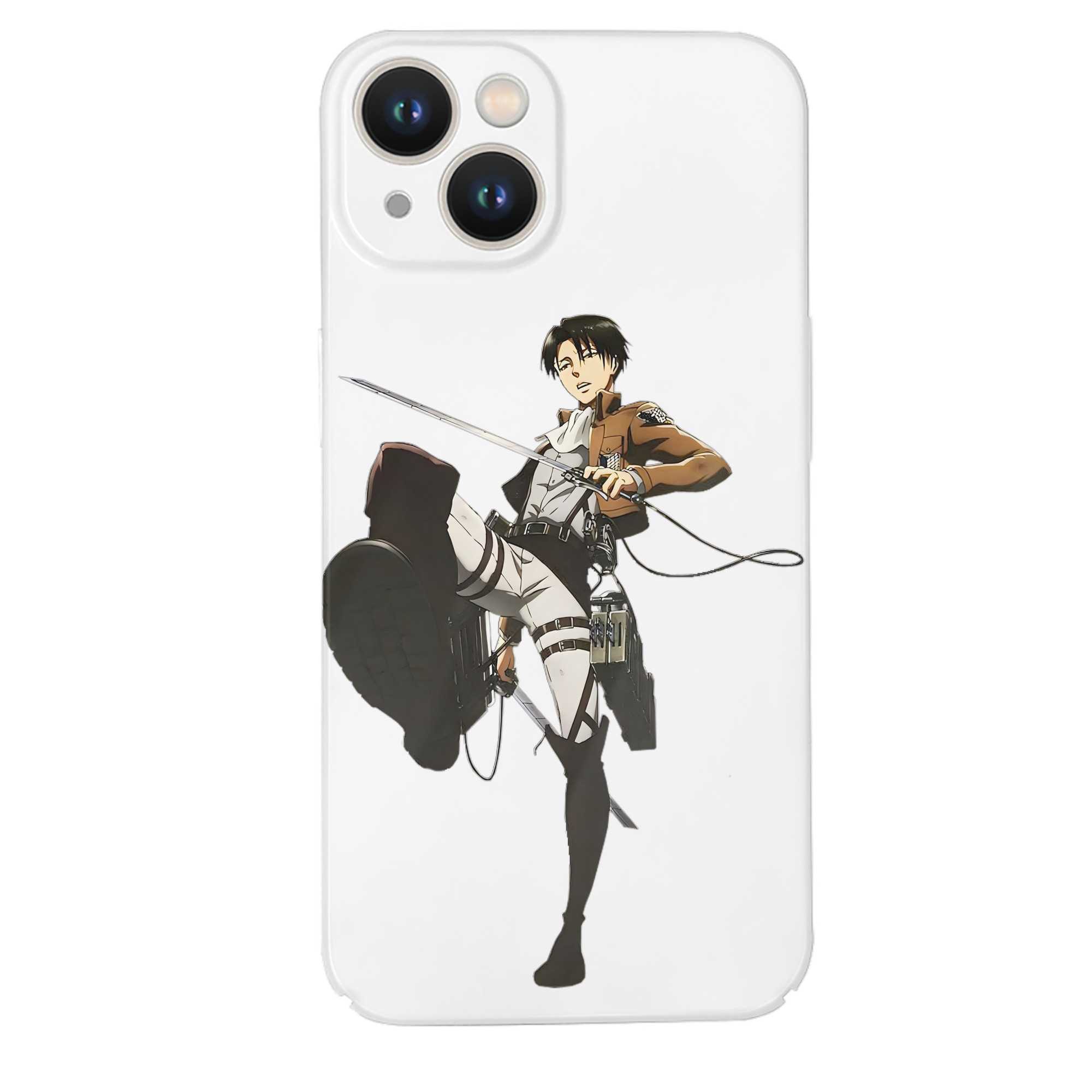 （画像用） 進撃の巨人 リヴァイ·アッカーマン Attack on Titan Levi Ackerman 【iPhone 14シリーズ対応】ハードケース