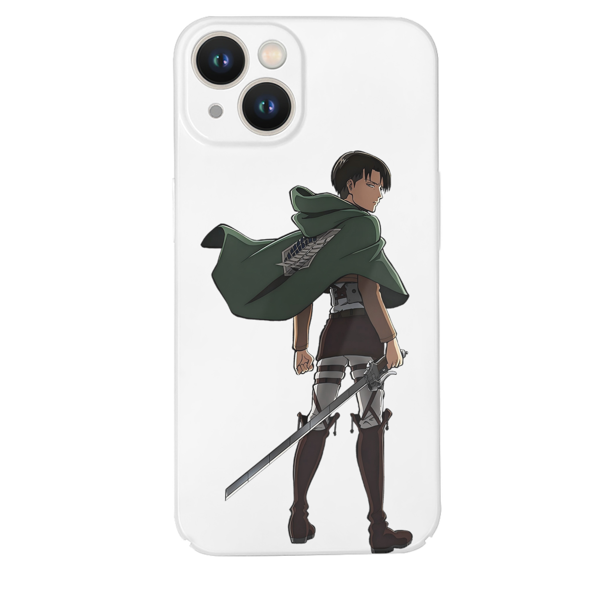 （画像用） 進撃の巨人 リヴァイ·アッカーマン Attack on Titan Levi Ackerman 【iPhone 14シリーズ対応】ハードケース