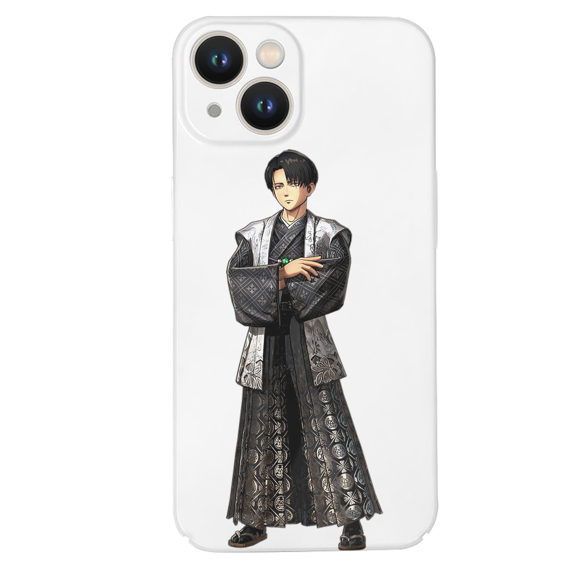 （画像用） 進撃の巨人 リヴァイ·アッカーマン Attack on Titan Levi Ackerman 【iPhone 14シリーズ対応】ハードケース