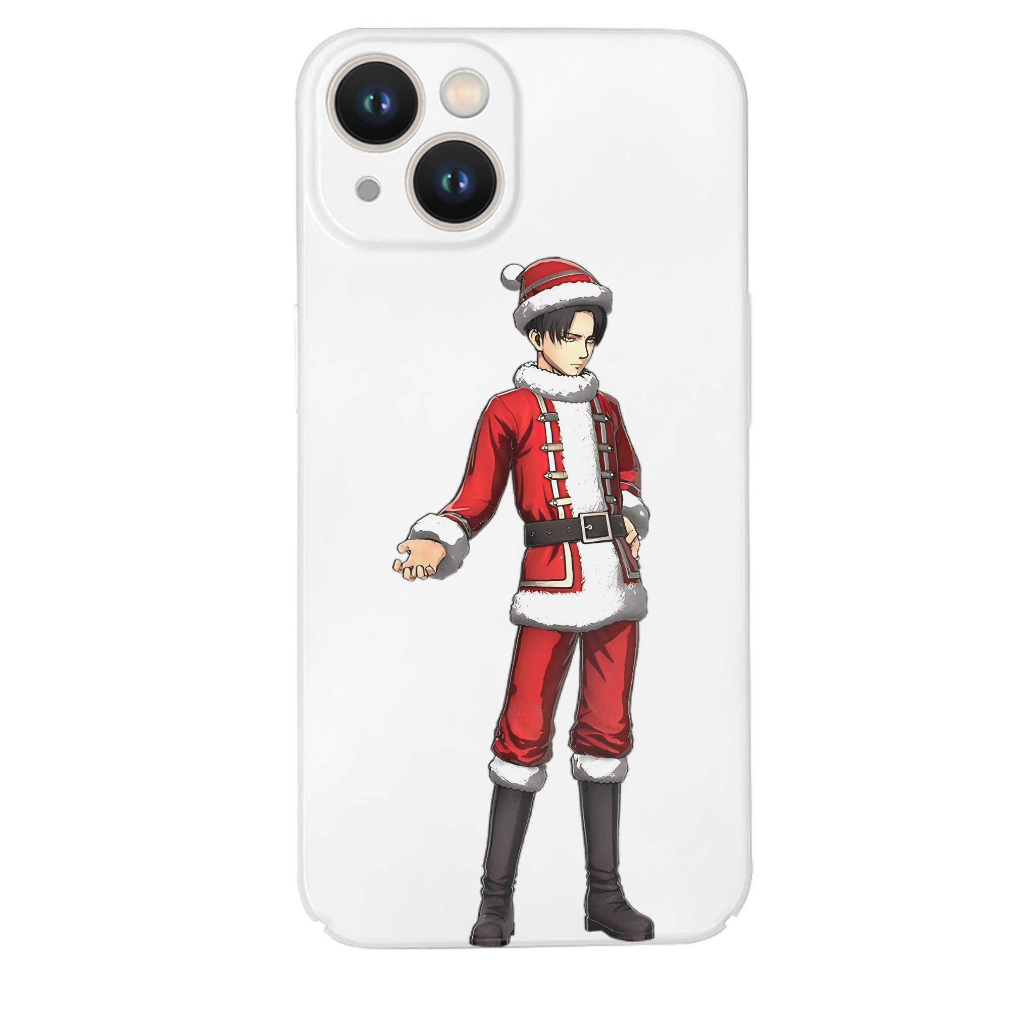 （画像用） 進撃の巨人 リヴァイ·アッカーマン Attack on Titan Levi Ackerman 【iPhone 14シリーズ対応】ハードケース