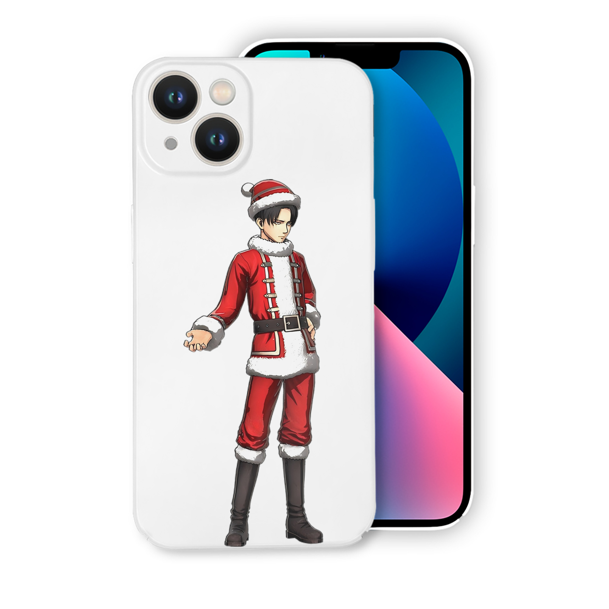 （画像用） 進撃の巨人 リヴァイ·アッカーマン Attack on Titan Levi Ackerman 【iPhone 14シリーズ対応】ハードケース