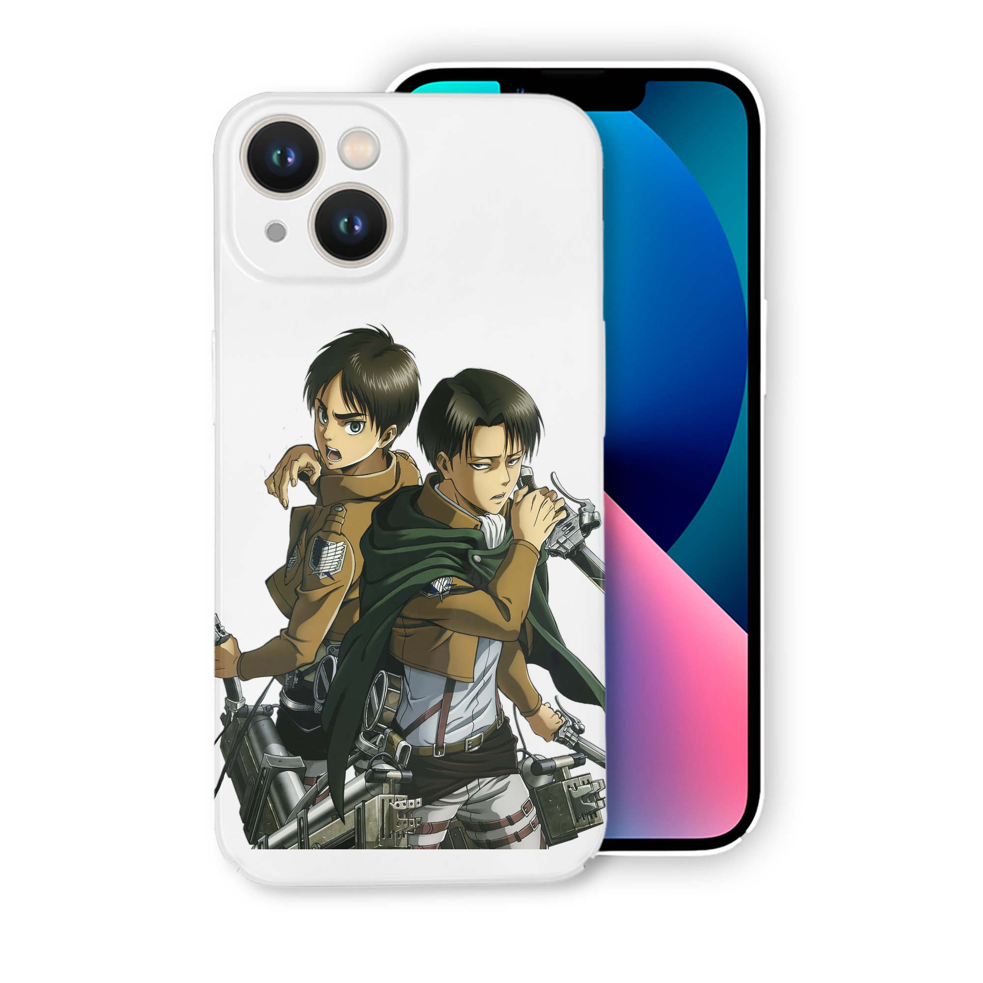 （画像用） 進撃の巨人 リヴァイ·アッカーマン Attack on Titan Levi Ackerman 【iPhone 14シリーズ対応】ハードケース