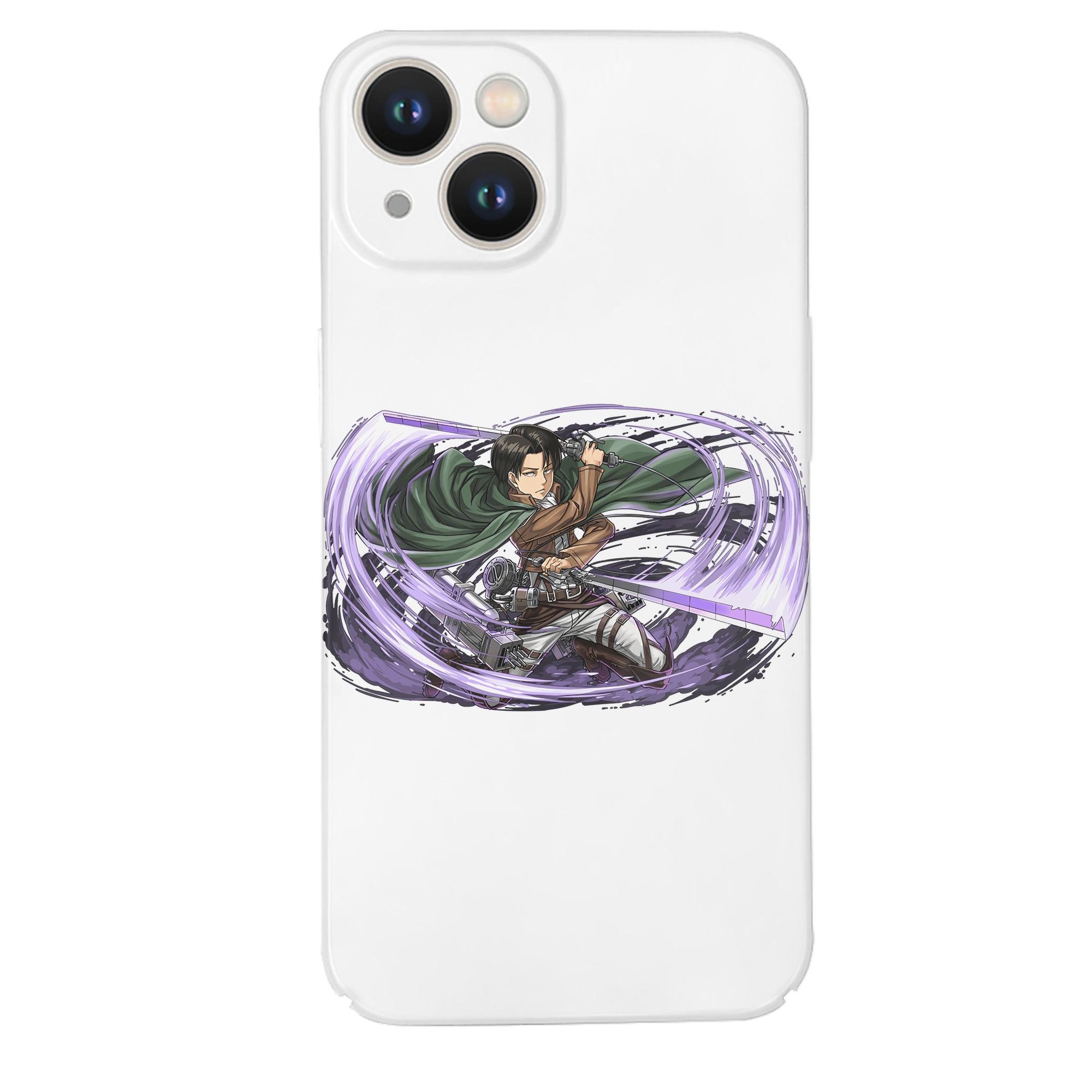 （画像用） 進撃の巨人 リヴァイ·アッカーマン Attack on Titan Levi Ackerman 【iPhone 14シリーズ対応】ハードケース