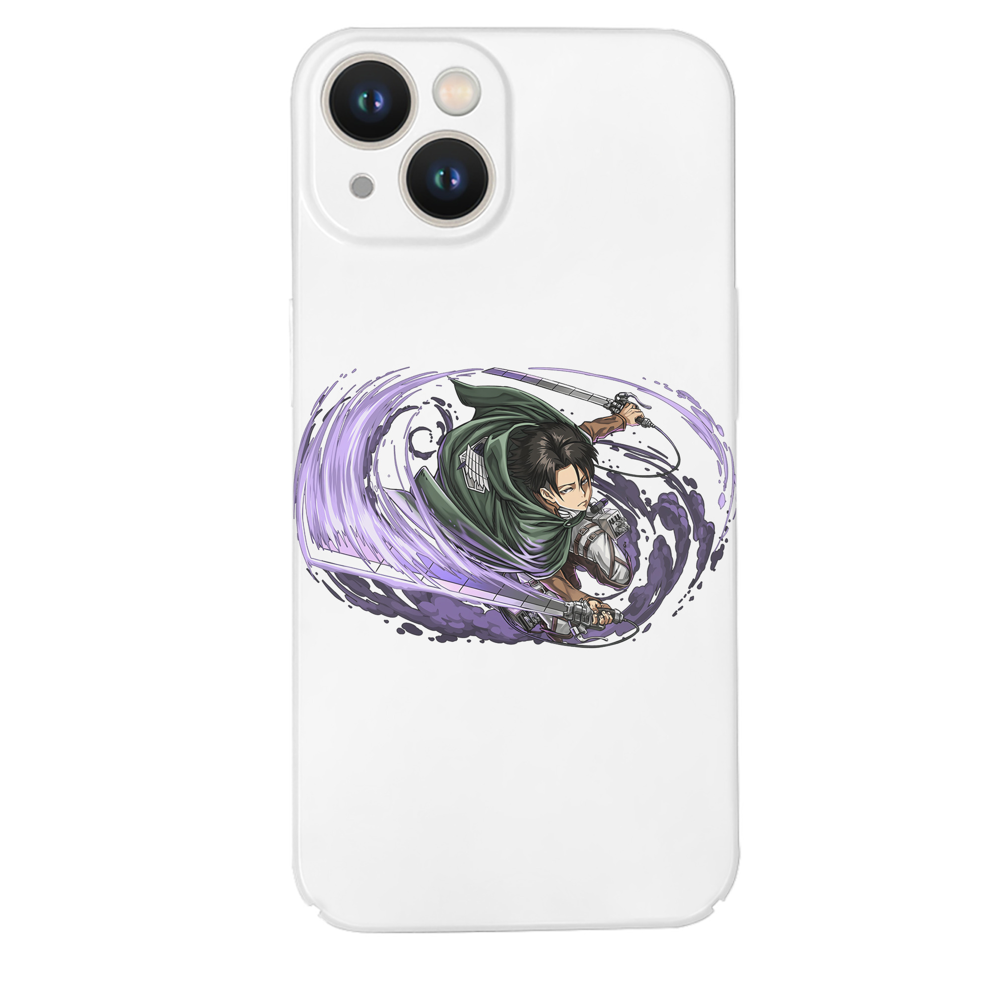 （画像用） 進撃の巨人 リヴァイ·アッカーマン Attack on Titan Levi Ackerman 【iPhone 14シリーズ対応】ハードケース