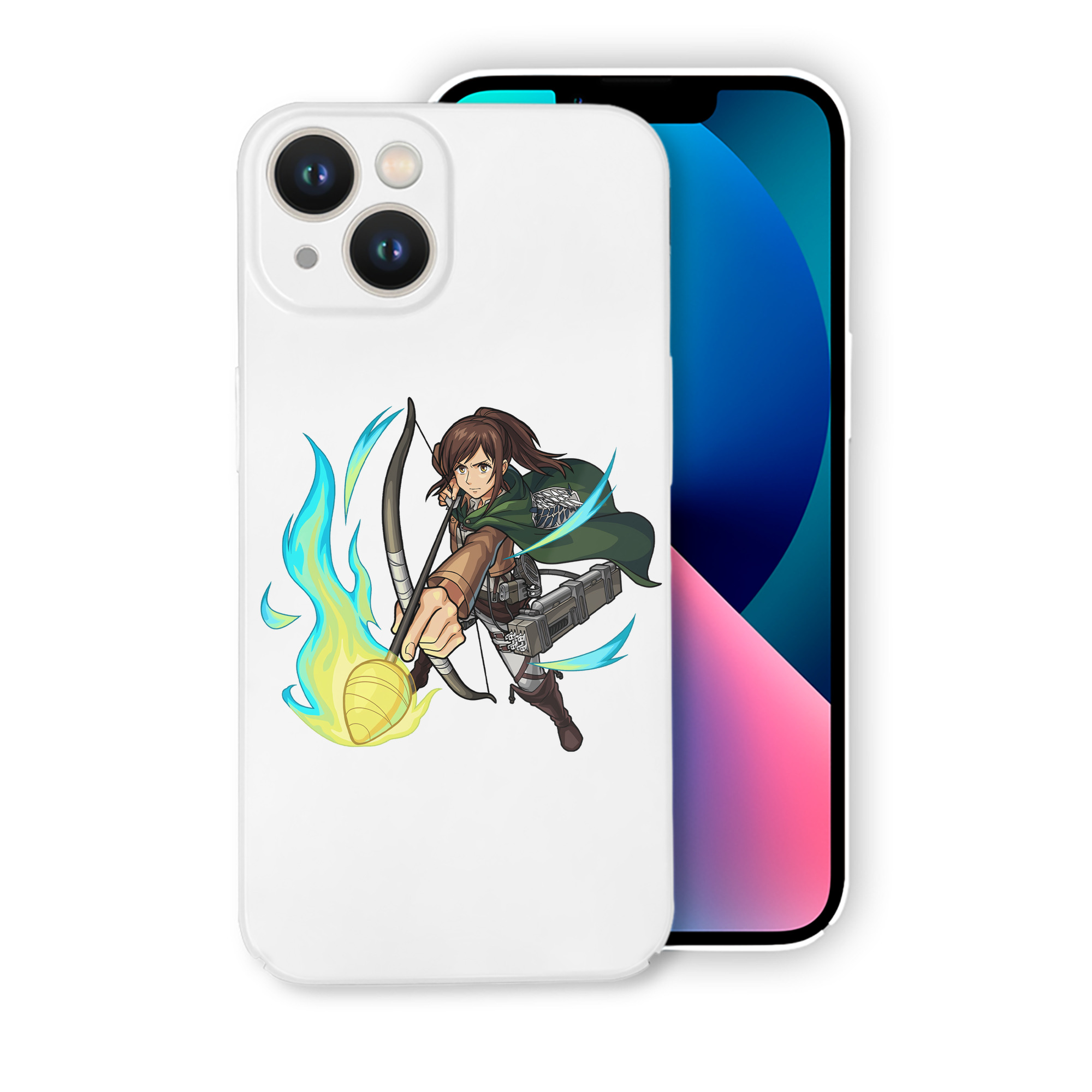 （画像用） 進撃の巨人 サシャ·ブラウス Attack on Titan Sasha Blaus 【iPhone 14シリーズ対応】ハードケース