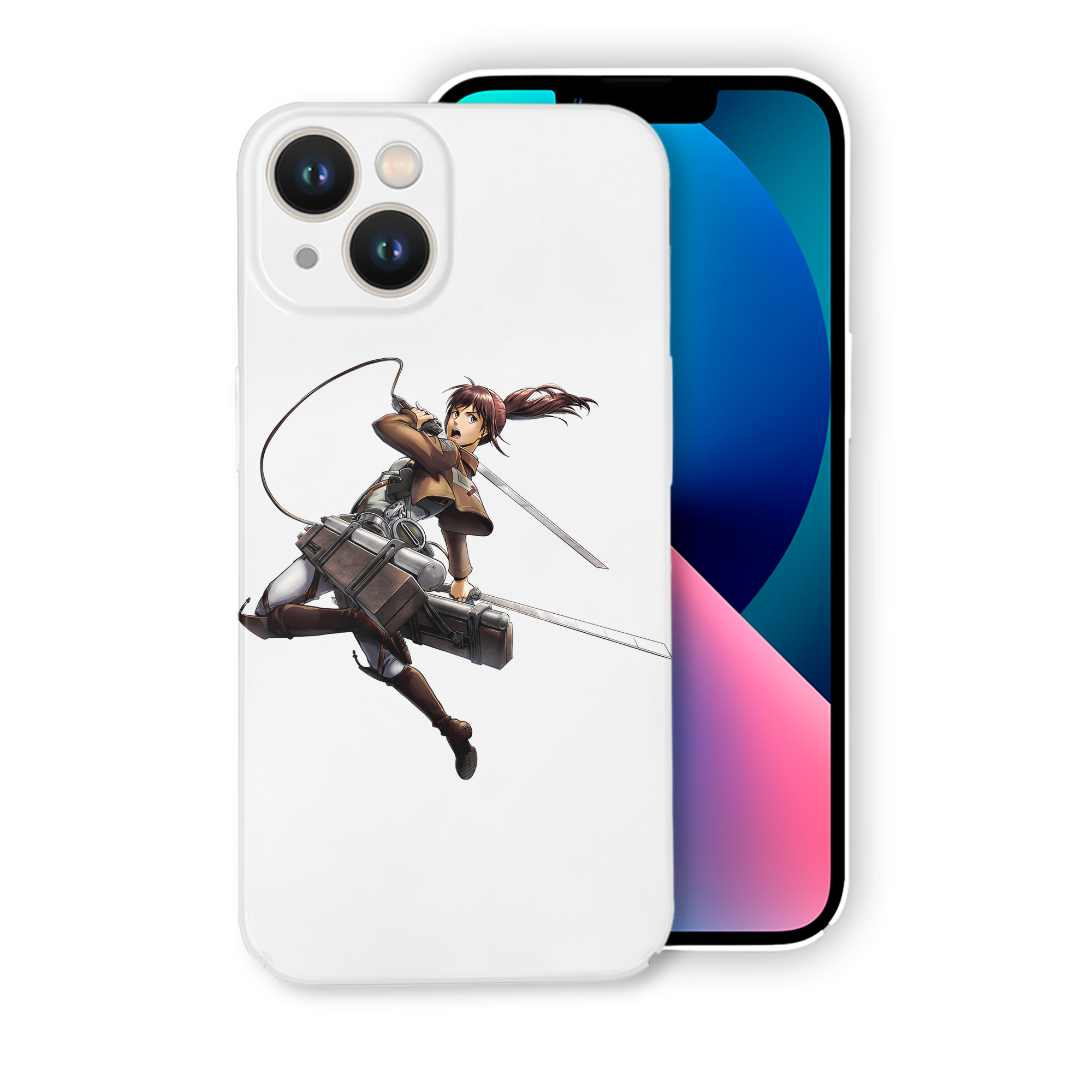 （画像用） 進撃の巨人 サシャ·ブラウス Attack on Titan Sasha Blaus 【iPhone 14シリーズ対応】ハードケース