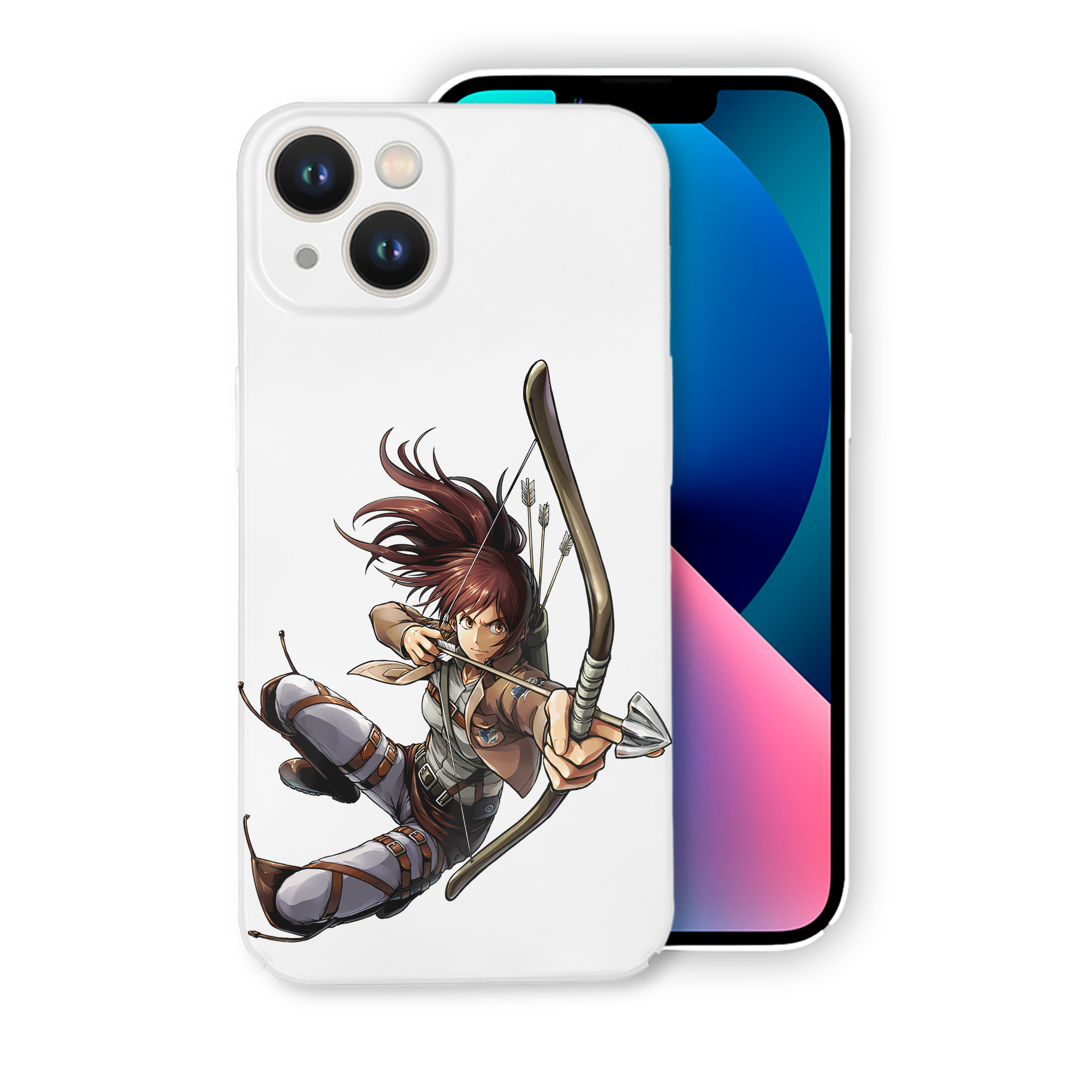 （画像用） 進撃の巨人 サシャ·ブラウス Attack on Titan Sasha Blaus 【iPhone 14シリーズ対応】ハードケース