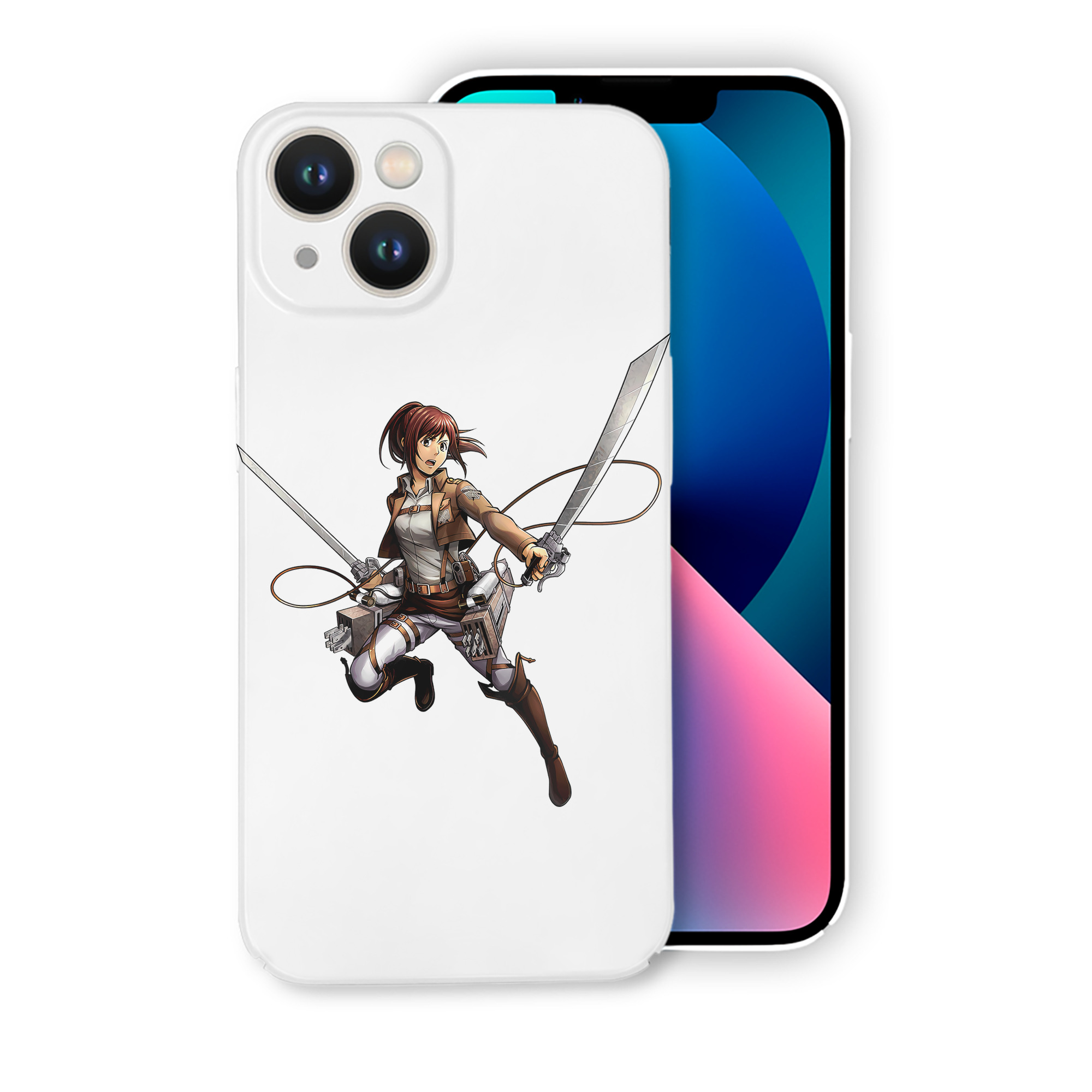 （画像用） 進撃の巨人 サシャ·ブラウス Attack on Titan Sasha Blaus 【iPhone 14シリーズ対応】ハードケース
