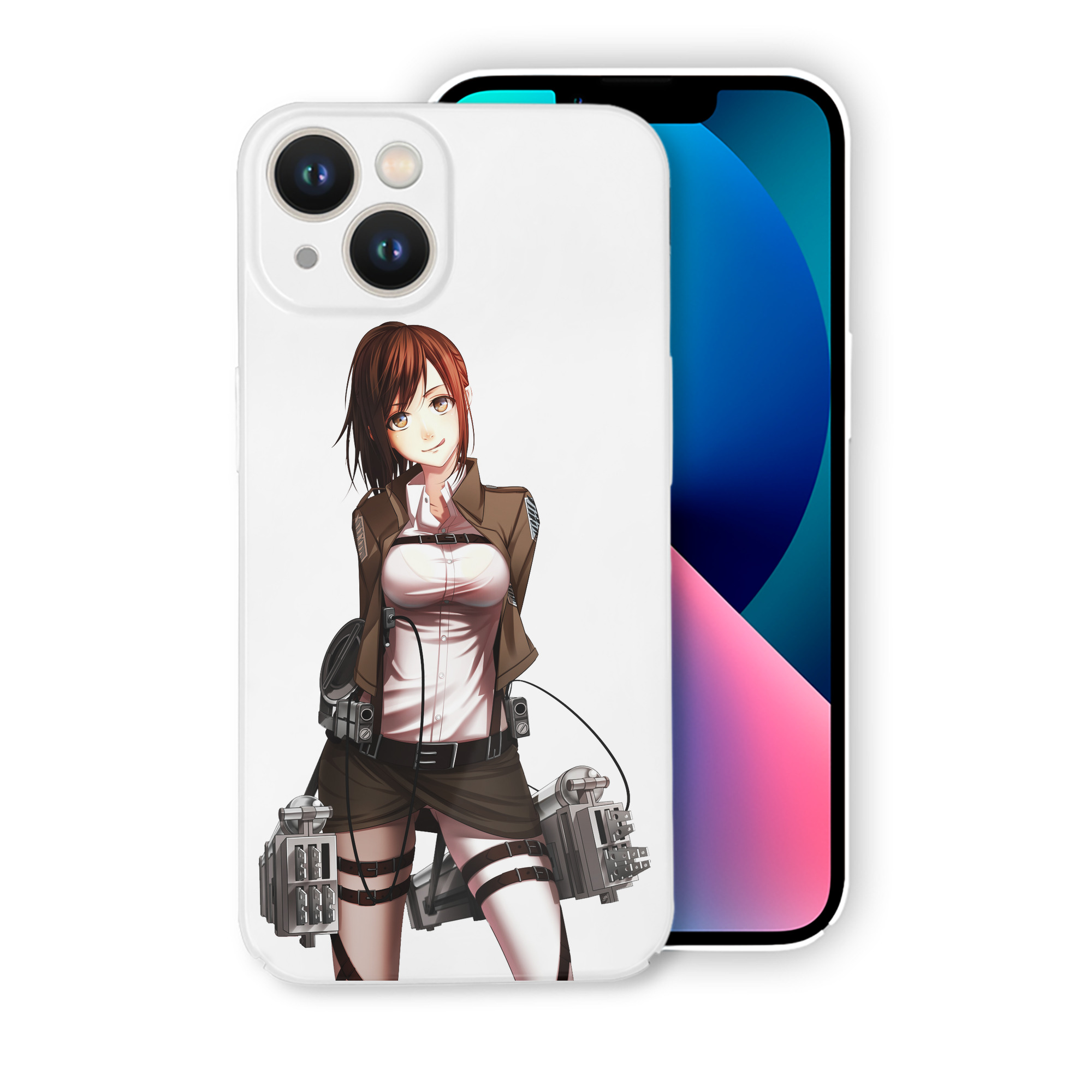 （画像用） 進撃の巨人 サシャ·ブラウス Attack on Titan Sasha Blaus 【iPhone 14シリーズ対応】ハードケース