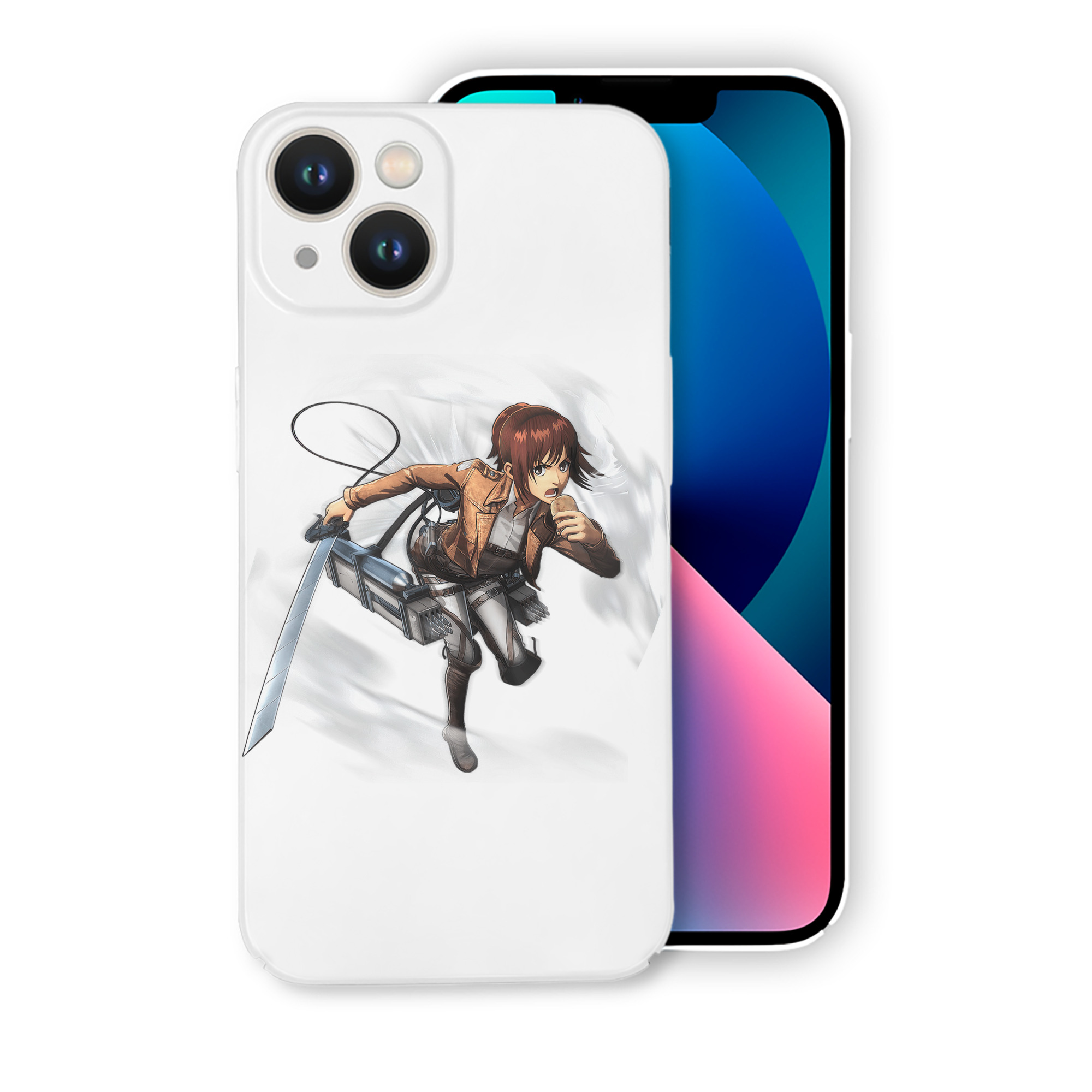 （画像用） 進撃の巨人 サシャ·ブラウス Attack on Titan Sasha Blaus 【iPhone 14シリーズ対応】ハードケース