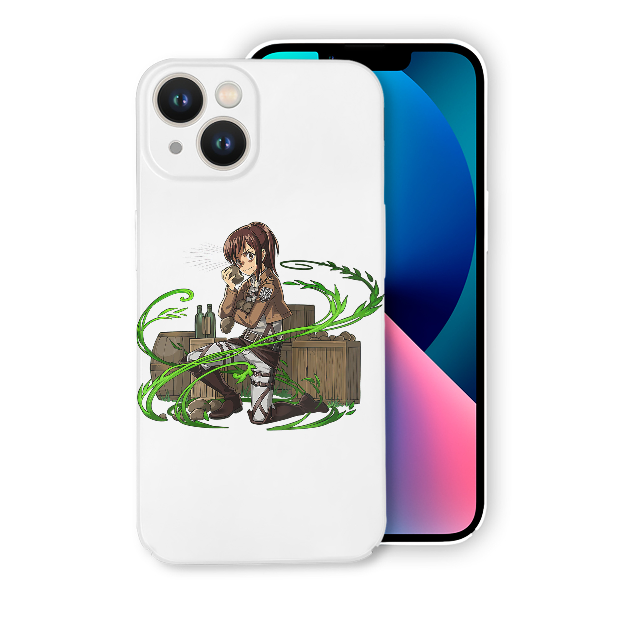 （画像用） 進撃の巨人 サシャ·ブラウス Attack on Titan Sasha Blaus 【iPhone 14シリーズ対応】ハードケース