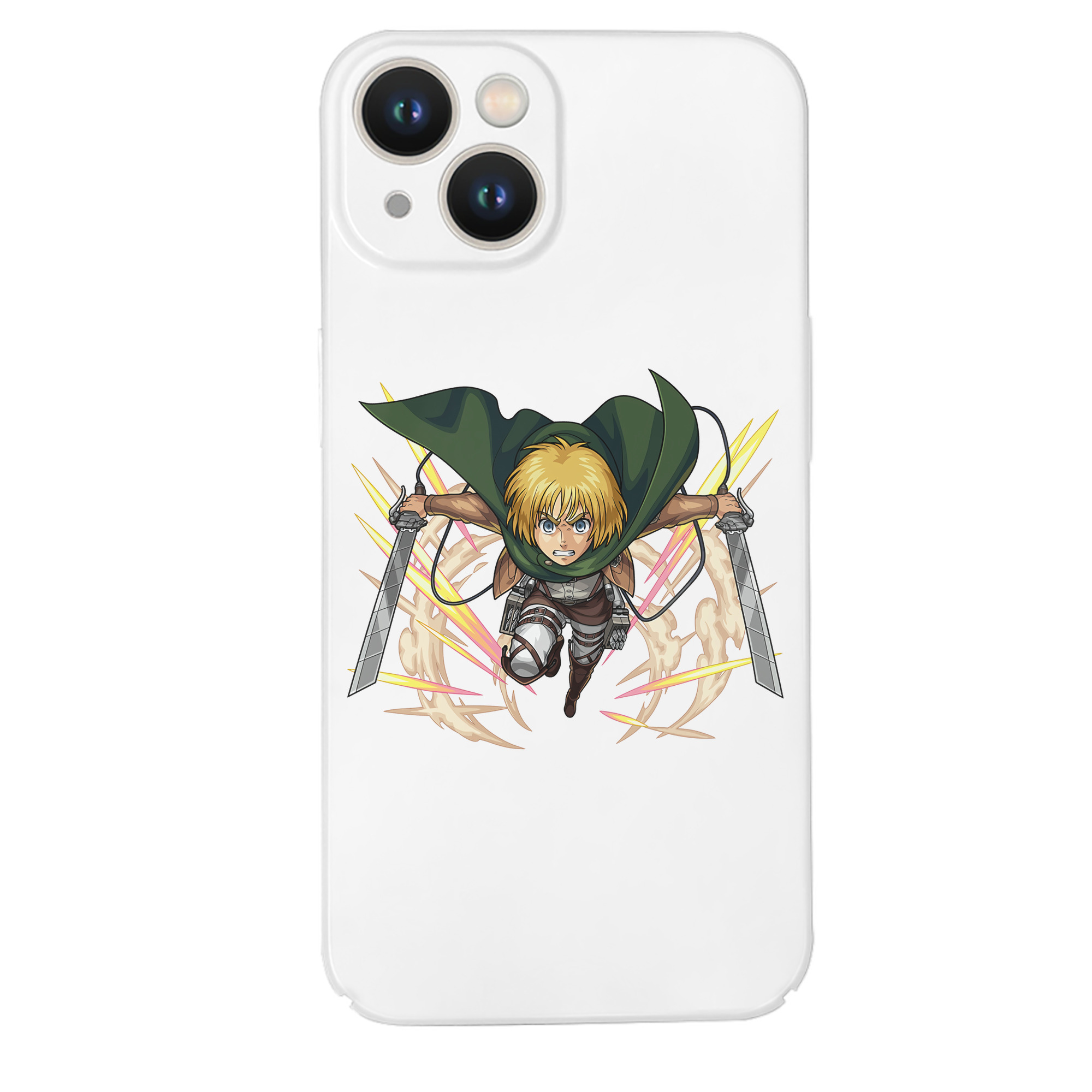 （画像用） 進撃の巨人 アルミン·アルレルト Attack on Titan Armin Arlert 【iPhone 14シリーズ対応】ハードケース