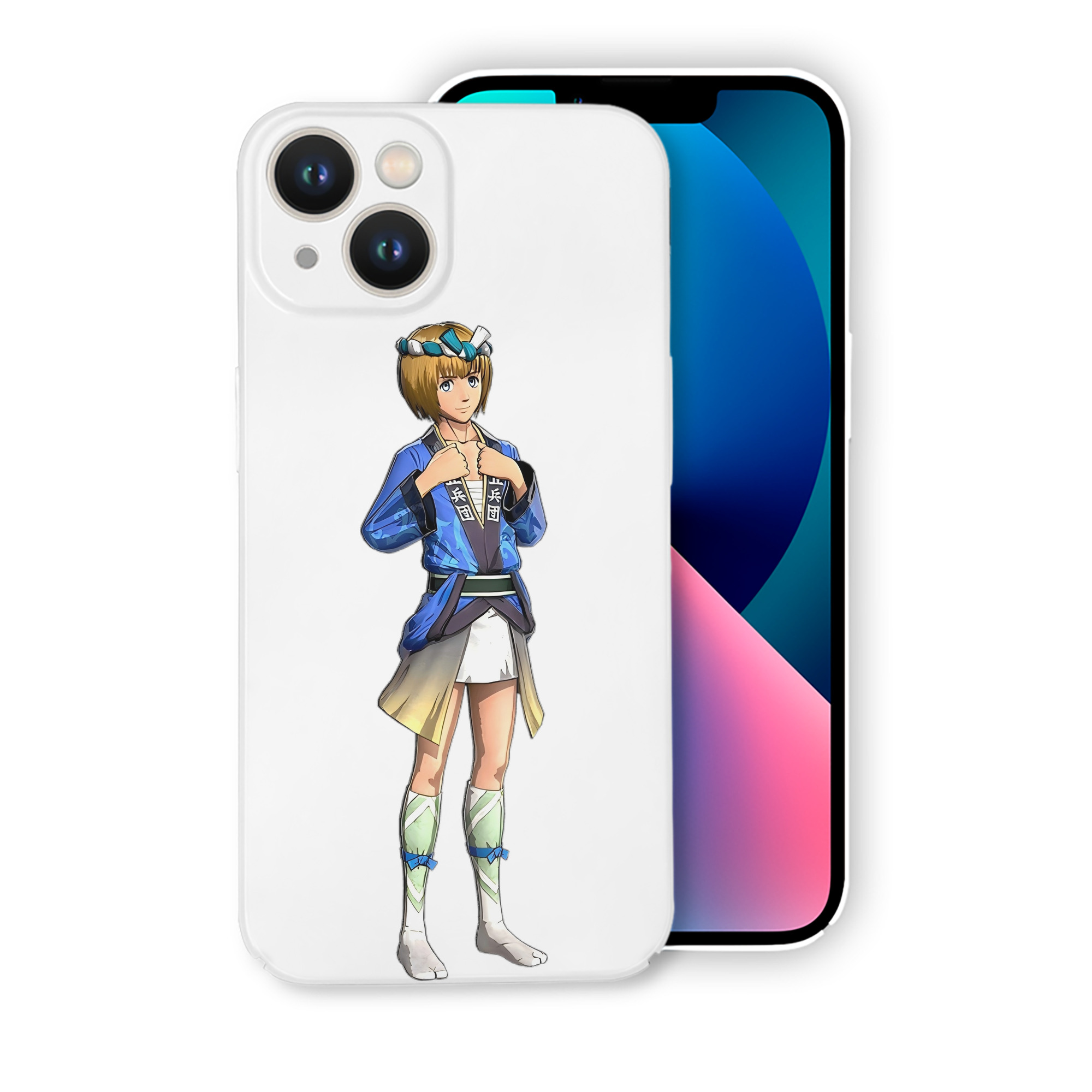 （画像用） 進撃の巨人 アルミン·アルレルト Attack on Titan Armin Arlert 【iPhone 14シリーズ対応】ハードケース