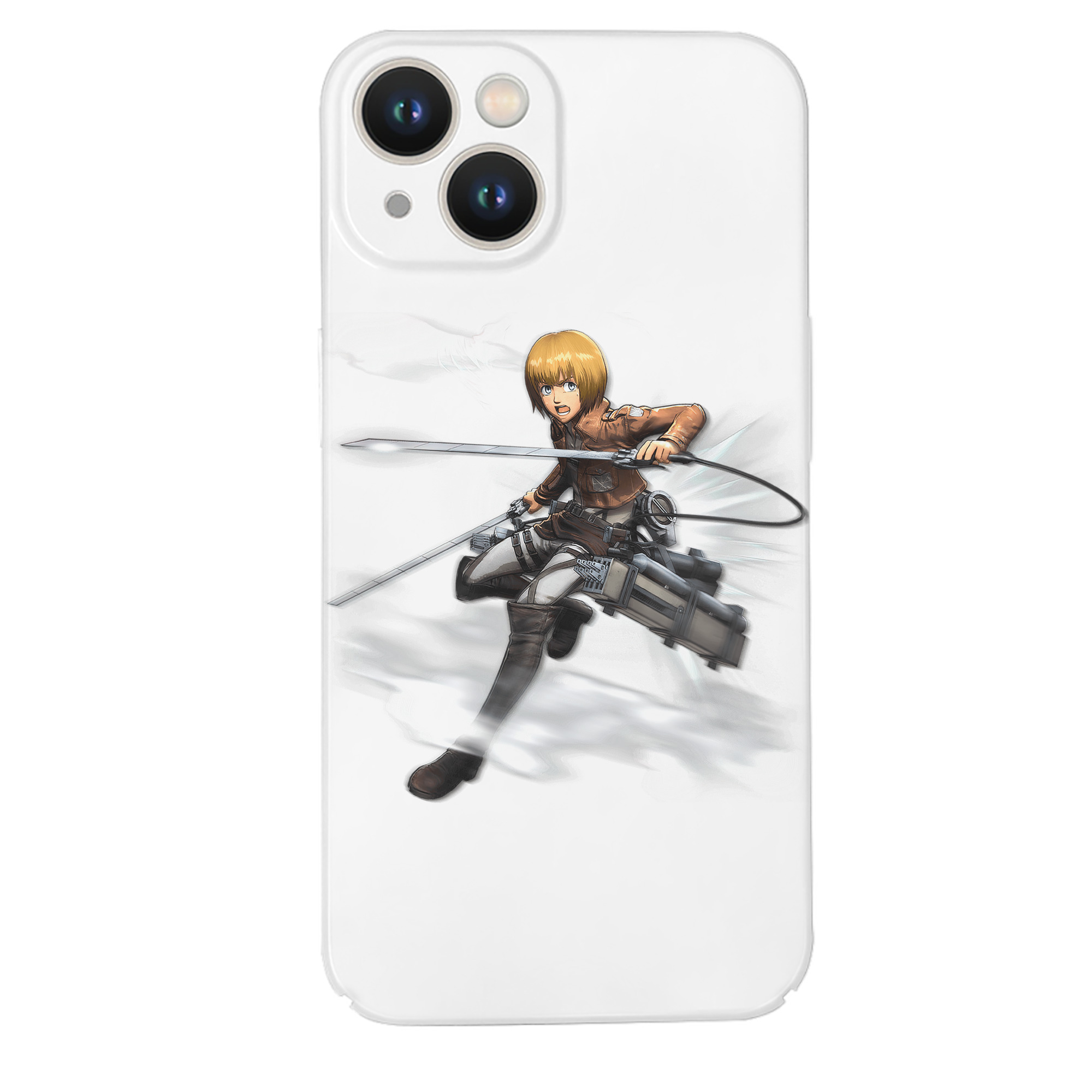 （画像用） 進撃の巨人 アルミン·アルレルト Attack on Titan Armin Arlert 【iPhone 14シリーズ対応】ハードケース