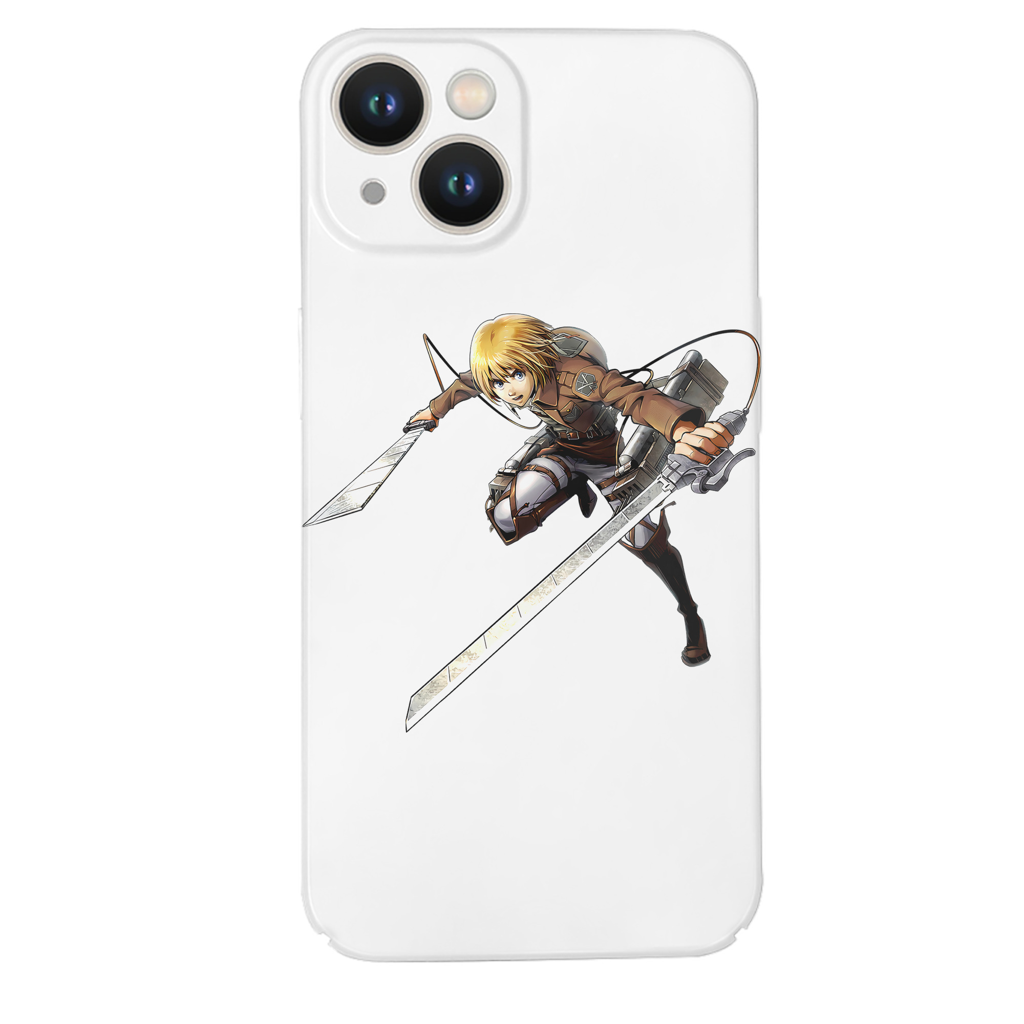（画像用） 進撃の巨人 アルミン·アルレルト Attack on Titan Armin Arlert 【iPhone 14シリーズ対応】ハードケース