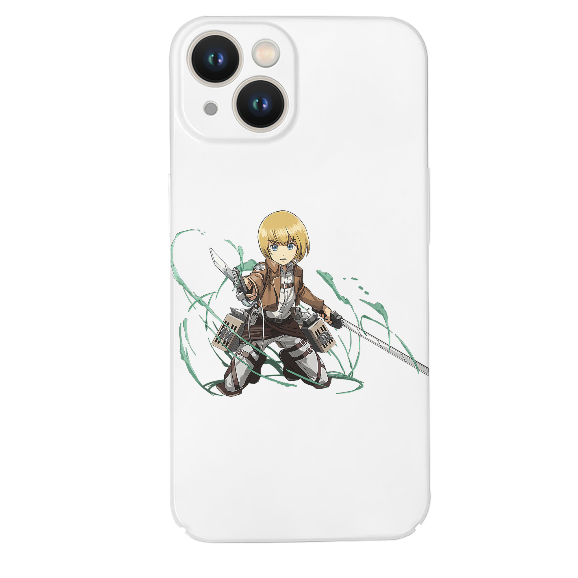（画像用） 進撃の巨人 アルミン·アルレルト Attack on Titan Armin Arlert 【iPhone 14シリーズ対応】ハードケース