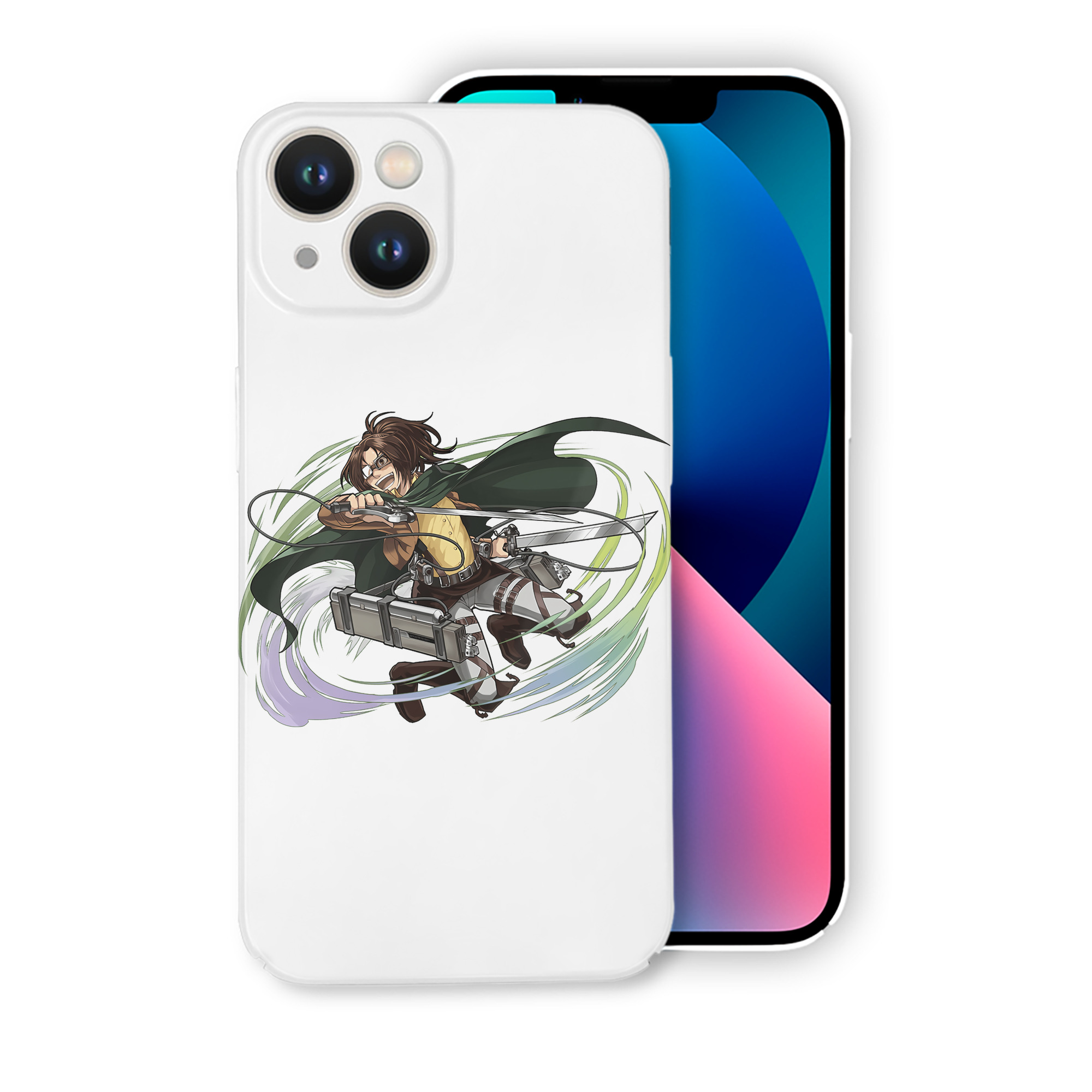 （画像用） 進撃の巨人 ハンジ·ゾエ Attack on Titan Hanji Zoe 【iPhone 14シリーズ対応】ハードケース