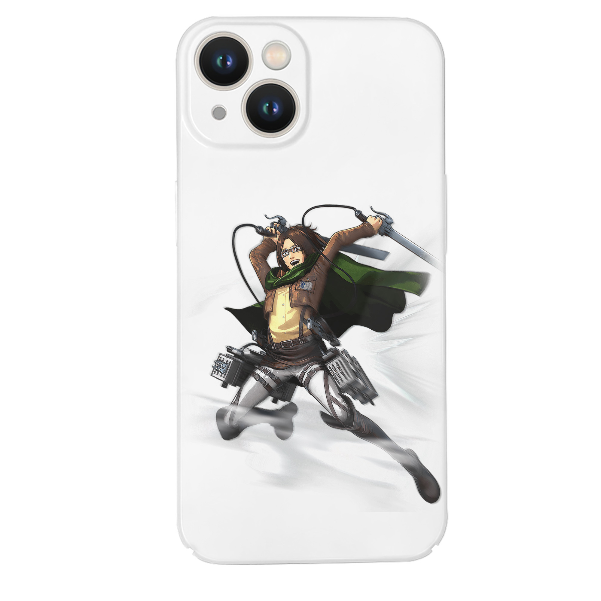 （画像用） 進撃の巨人 ハンジ·ゾエ Attack on Titan Hanji Zoe 【iPhone 14シリーズ対応】ハードケース