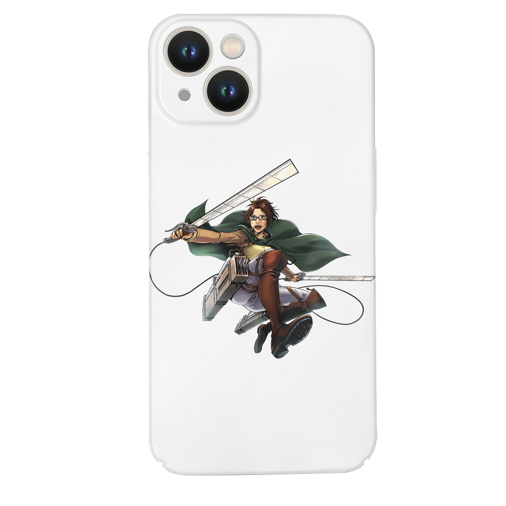 （画像用） 進撃の巨人 ハンジ·ゾエ Attack on Titan Hanji Zoe 【iPhone 14シリーズ対応】ハードケース