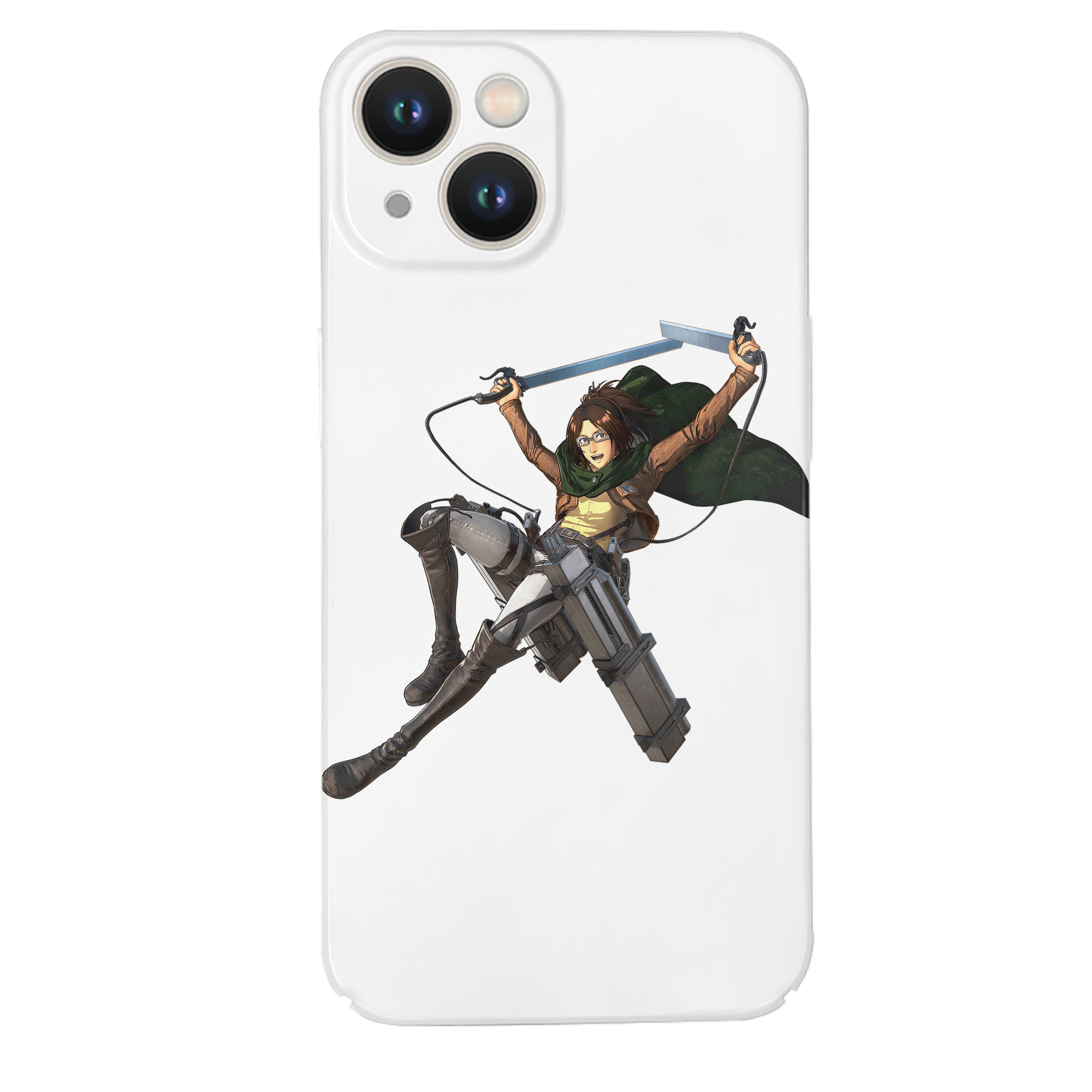（画像用） 進撃の巨人 ハンジ·ゾエ Attack on Titan Hanji Zoe 【iPhone 14シリーズ対応】ハードケース