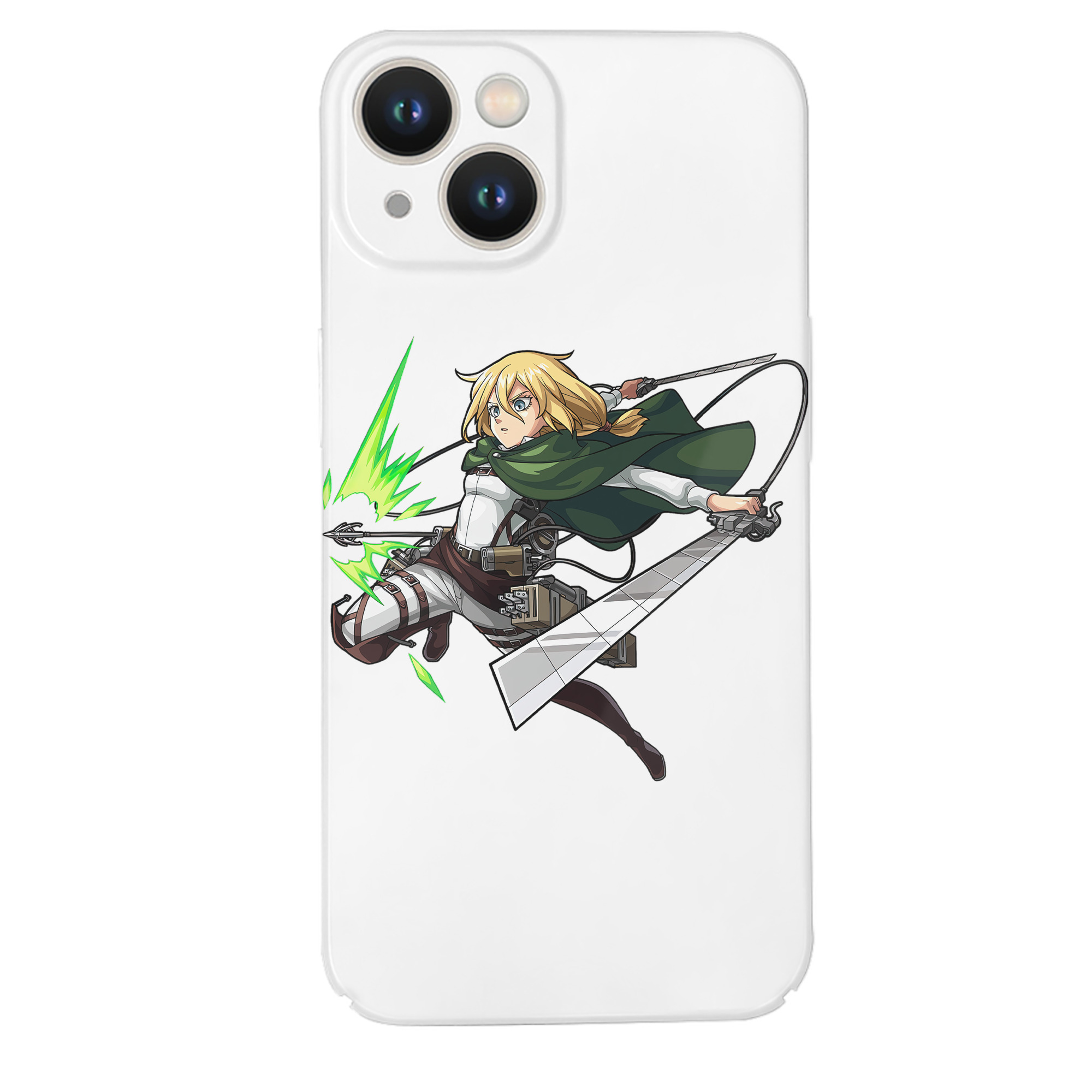 （画像用） 進撃の巨人 クリスタ·レンズ Attack on Titan Christa Lenz 【iPhone 14シリーズ対応】ハードケース