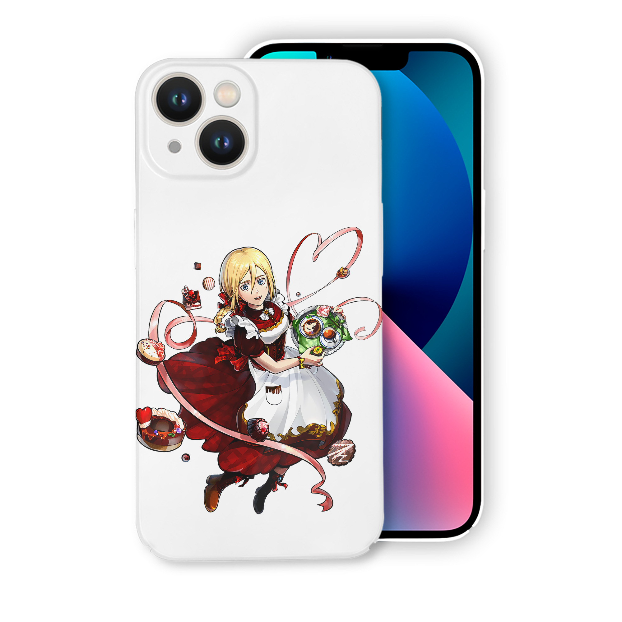 （画像用） 進撃の巨人 クリスタ·レンズ Attack on Titan Christa Lenz 【iPhone 14シリーズ対応】ハードケース