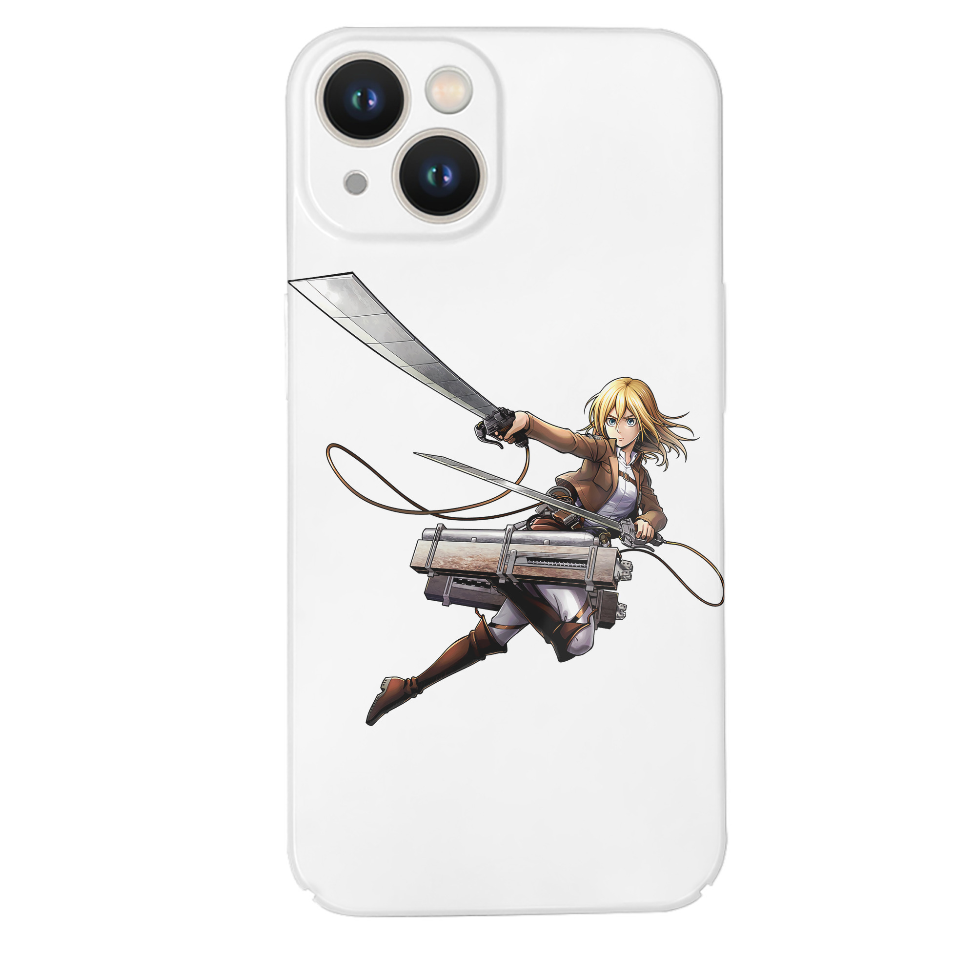 （画像用） 進撃の巨人 クリスタ·レンズ Attack on Titan Christa Lenz 【iPhone 14シリーズ対応】ハードケース