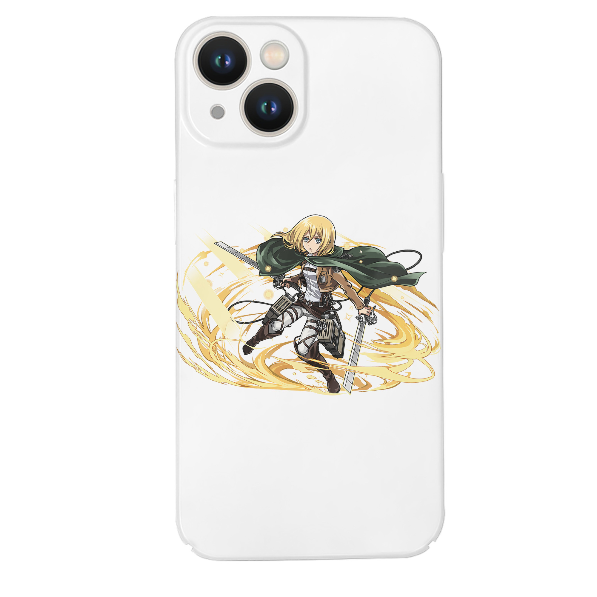 （画像用） 進撃の巨人 クリスタ·レンズ Attack on Titan Christa Lenz 【iPhone 14シリーズ対応】ハードケース