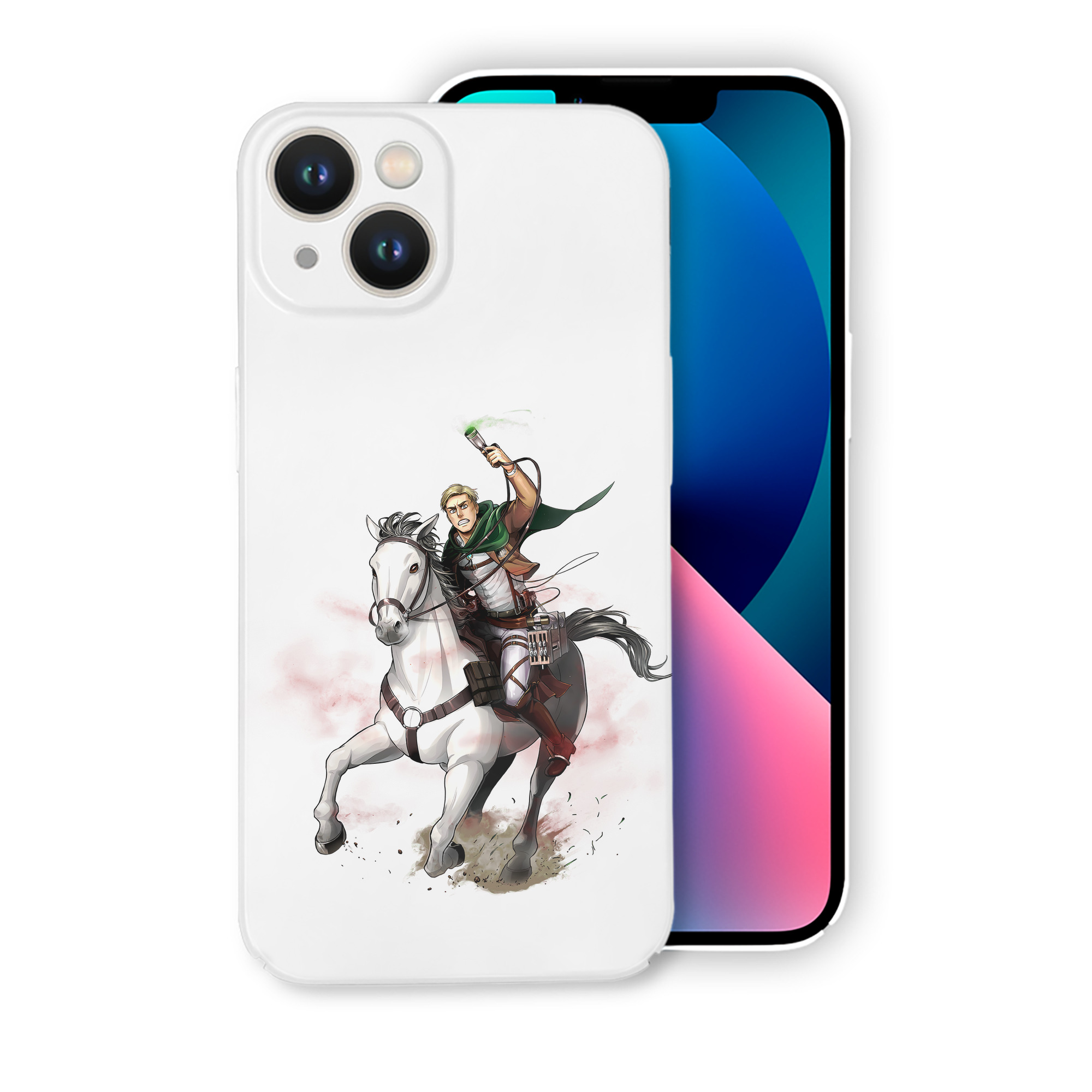 （画像用） 進撃の巨人 エルヴィン・スミス Attack on Titan Erwin Smith 【iPhone 14シリーズ対応】ハードケース
