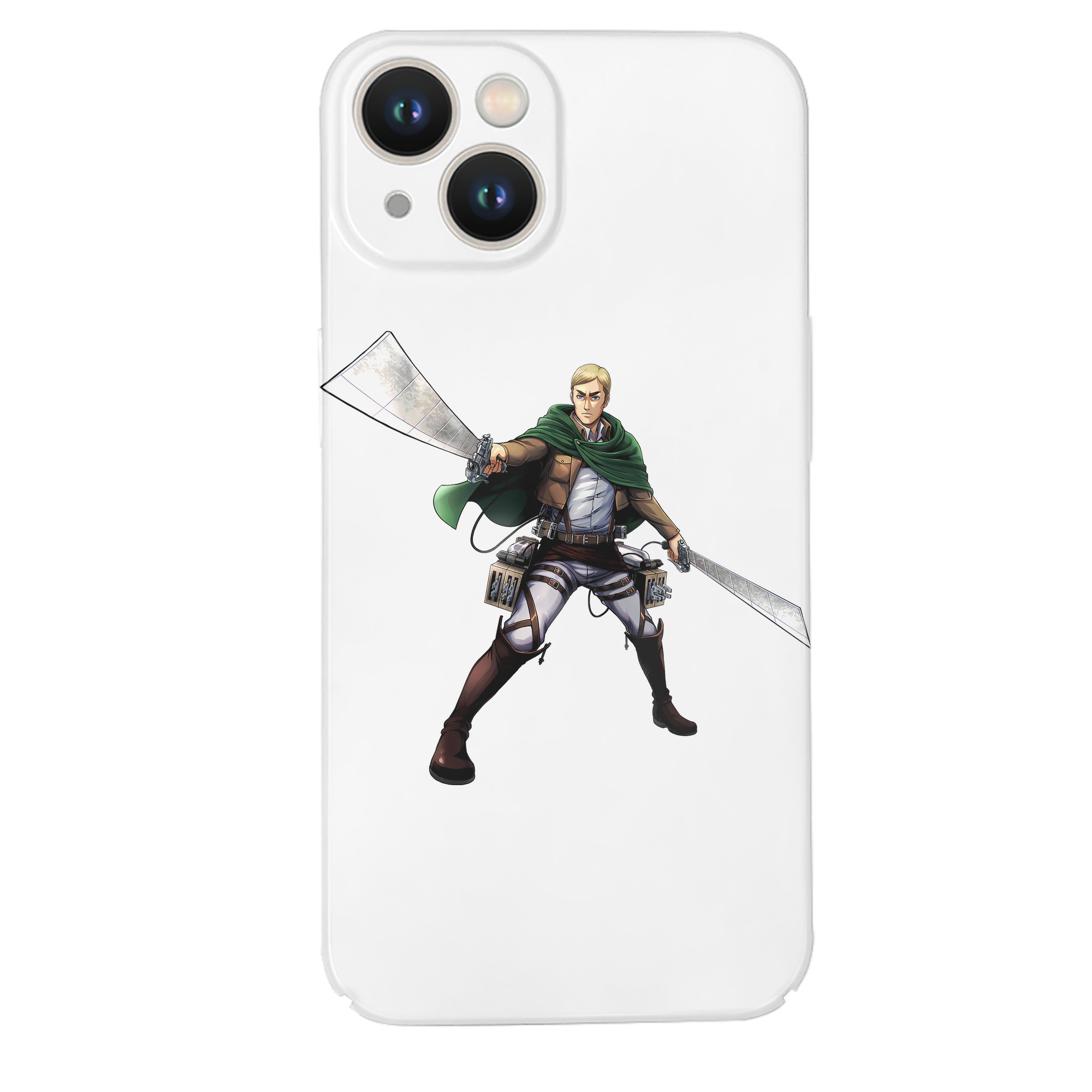 （画像用） 進撃の巨人 エルヴィン・スミス Attack on Titan Erwin Smith 【iPhone 14シリーズ対応】ハードケース