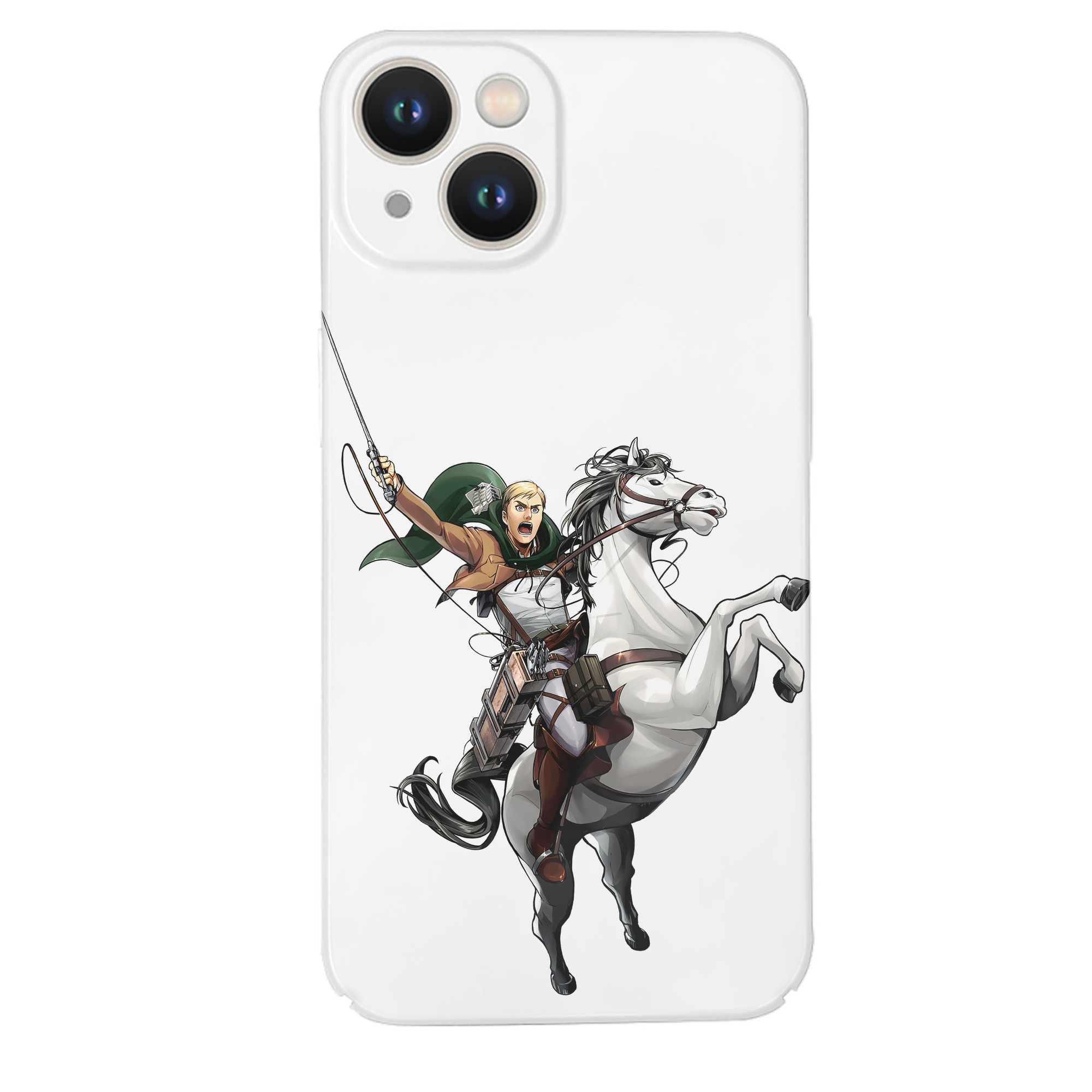 （画像用） 進撃の巨人 エルヴィン・スミス Attack on Titan Erwin Smith 【iPhone 14シリーズ対応】ハードケース