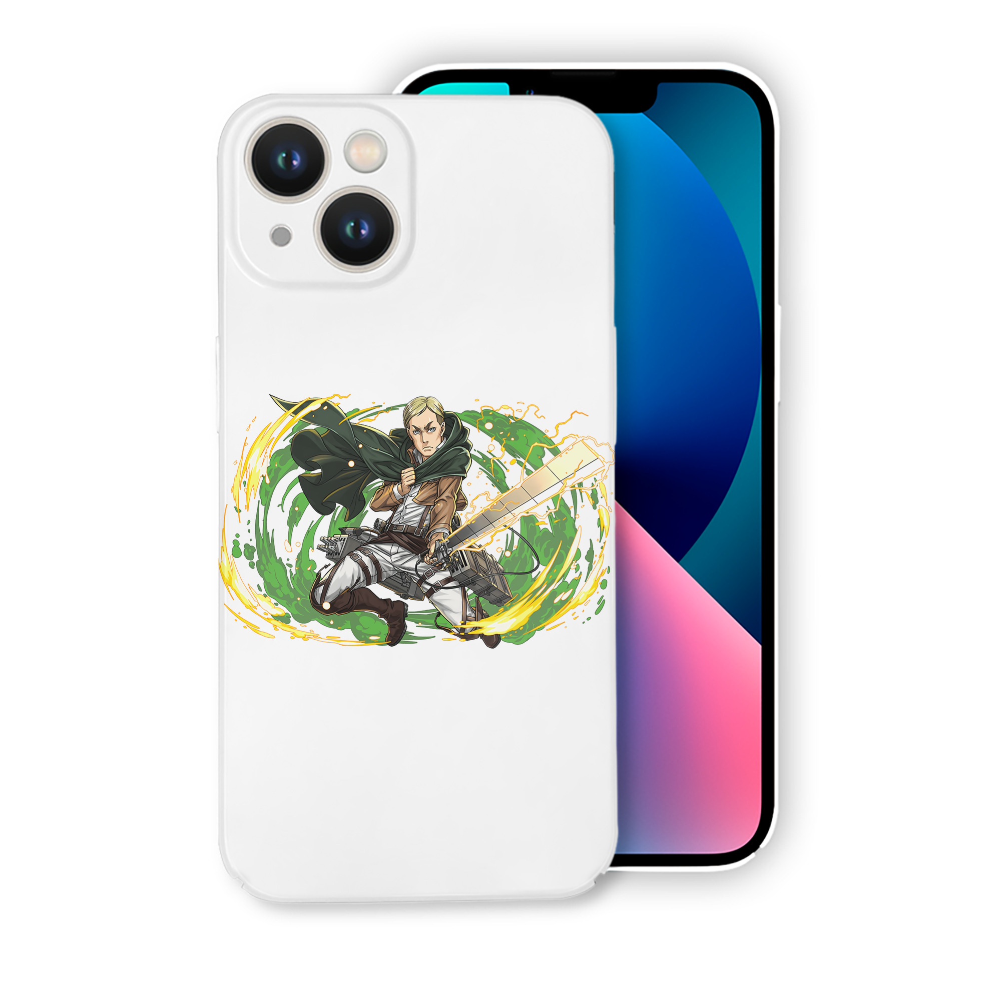 （画像用） 進撃の巨人 エルヴィン・スミス Attack on Titan Erwin Smith 【iPhone 14シリーズ対応】ハードケース