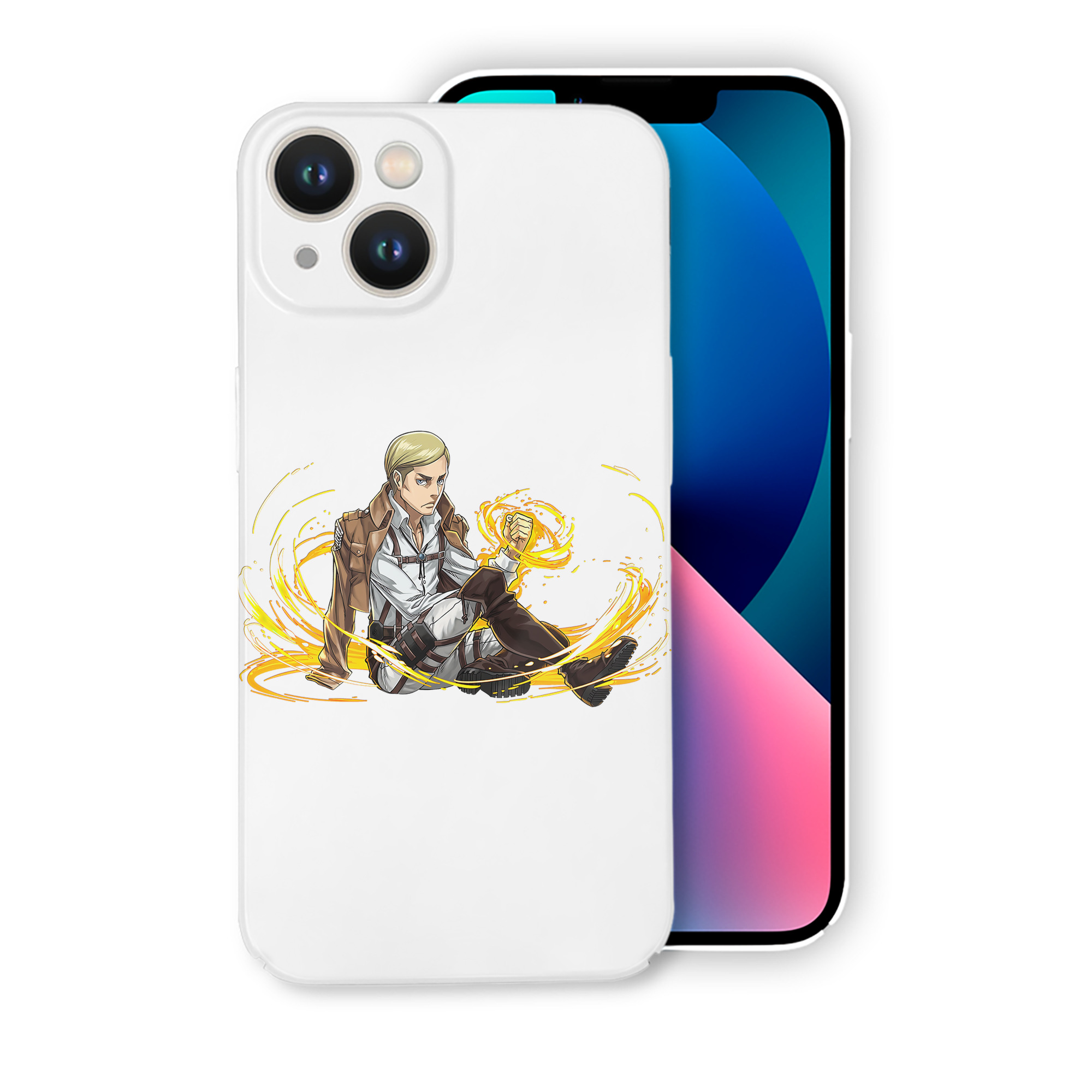（画像用） 進撃の巨人 エルヴィン・スミス Attack on Titan Erwin Smith 【iPhone 14シリーズ対応】ハードケース