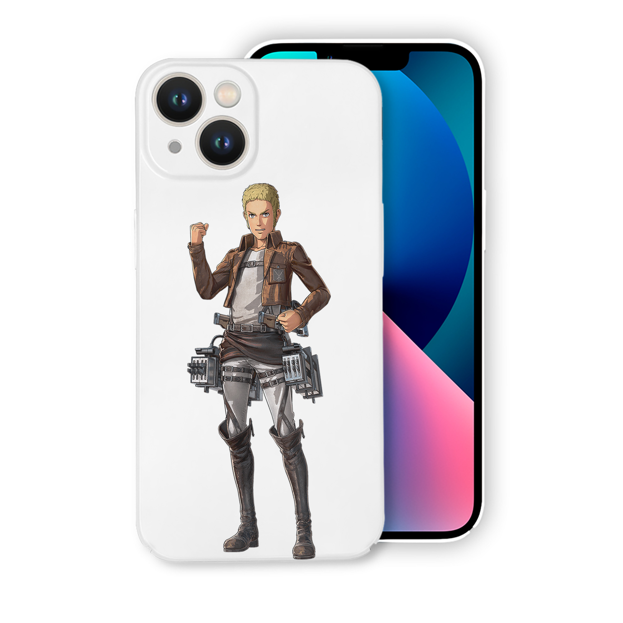 （画像用） 進撃の巨人 ライナー・ブラウン Attack on Titan Reiner Braun 【iPhone 14シリーズ対応】ハードケース
