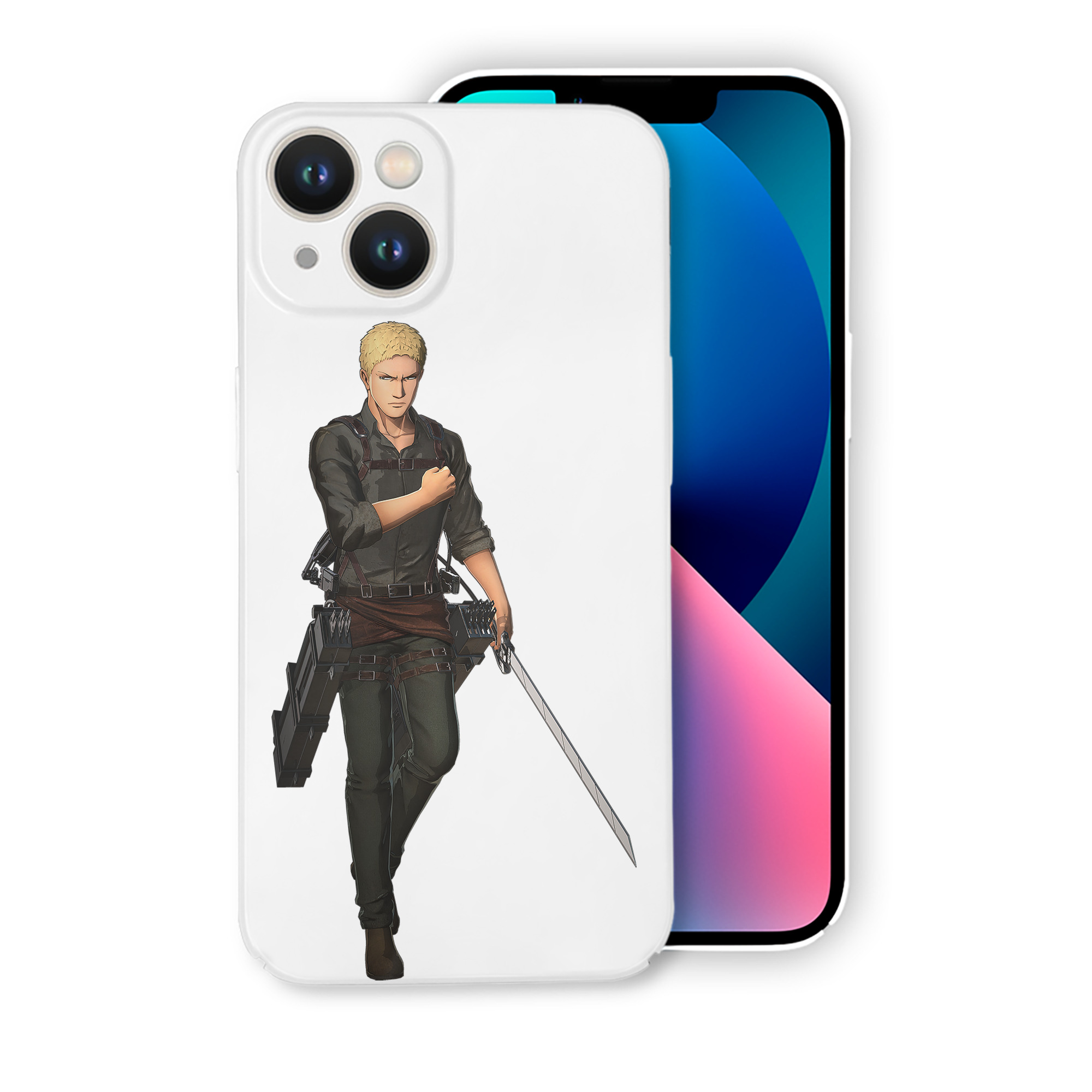 （画像用） 進撃の巨人 ライナー・ブラウン Attack on Titan Reiner Braun 【iPhone 14シリーズ対応】ハードケース